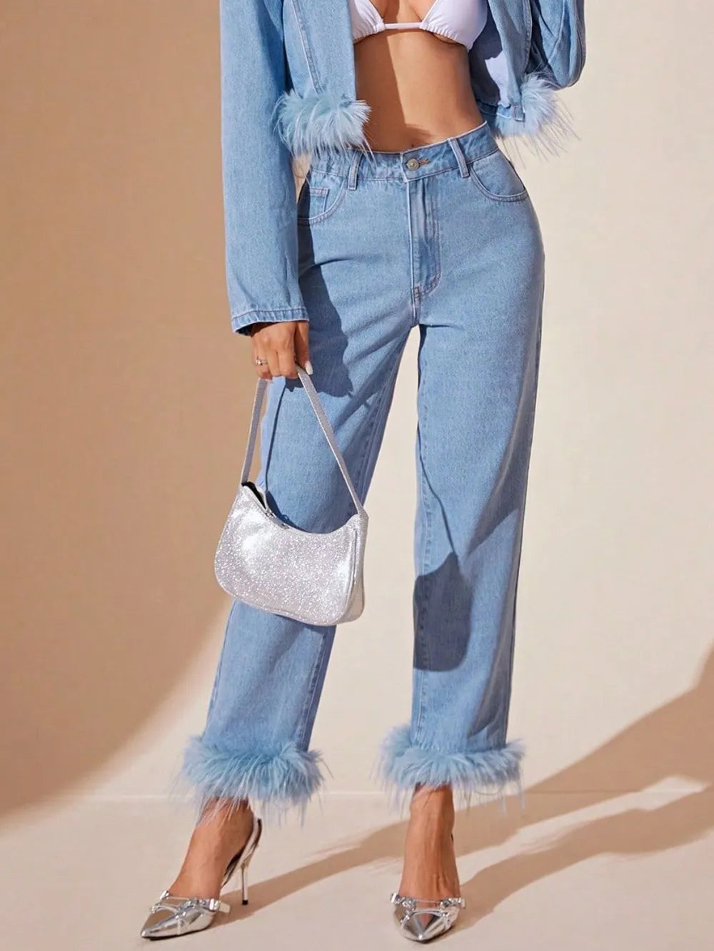 Chelsea Luxe Plush Hem Jeans