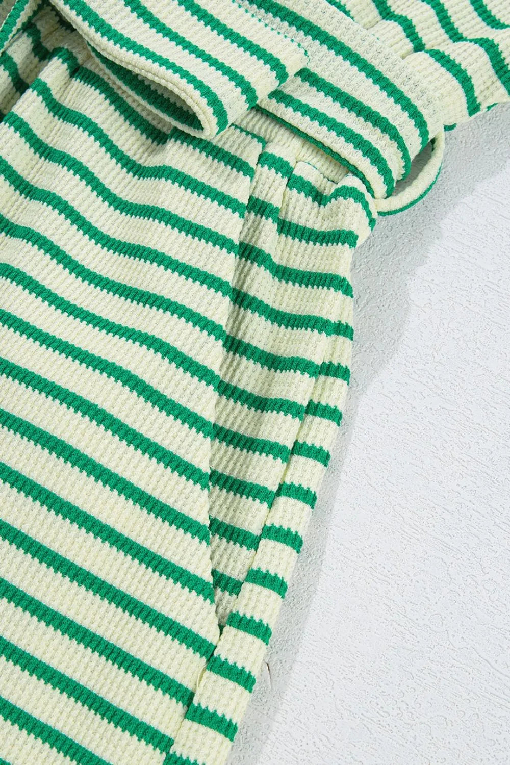 Harbor Stripe Tie-Waist Romper