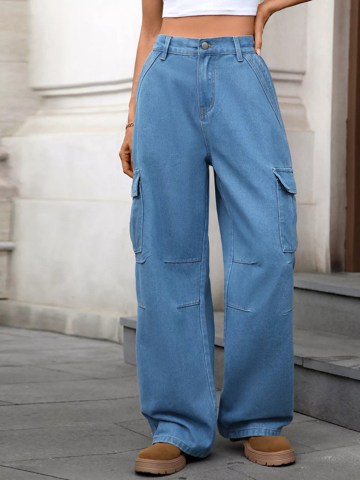 Urban Utility Relaxed Cargo Jeans