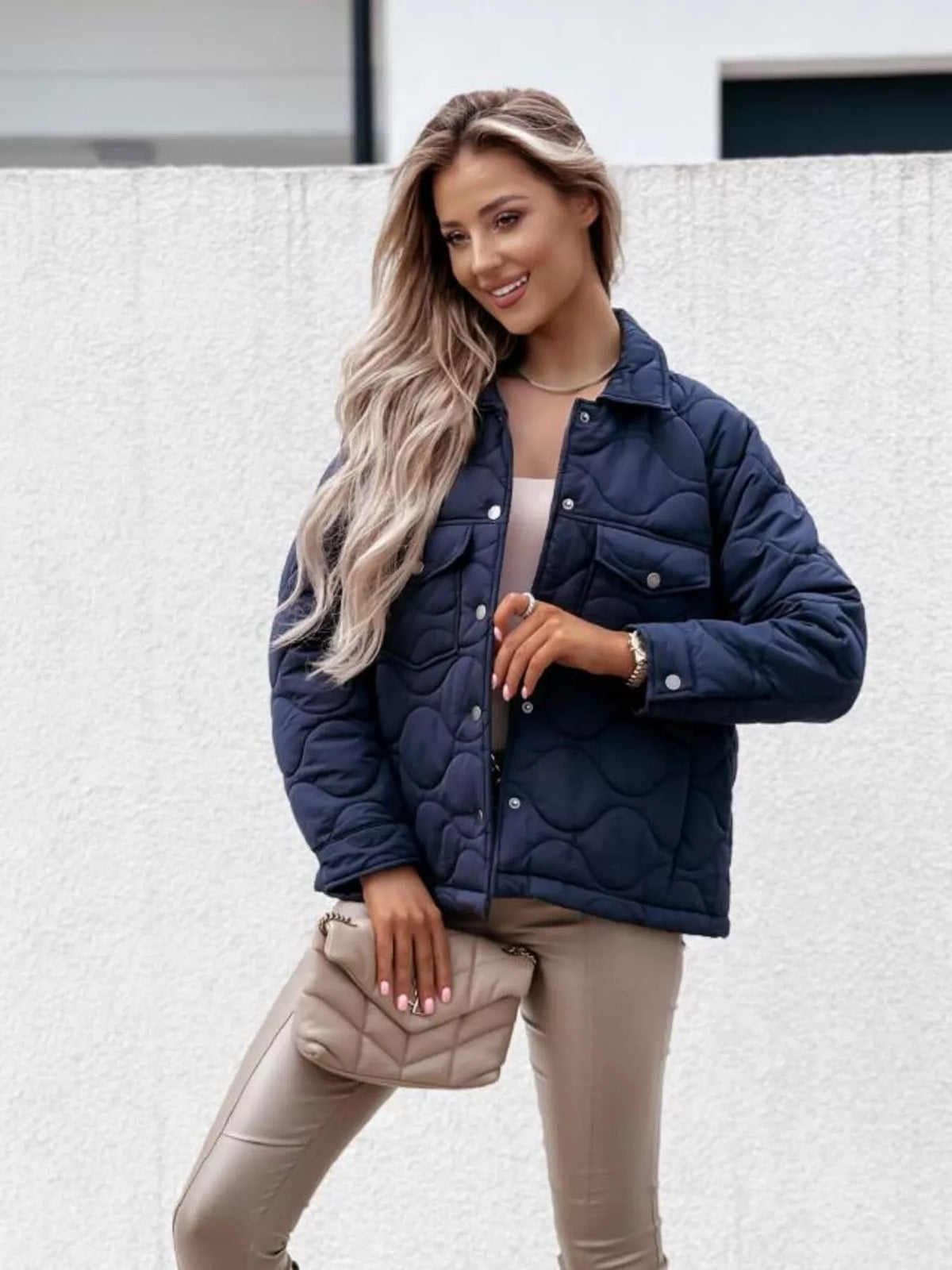 Harborline Quilted Snap Jacket