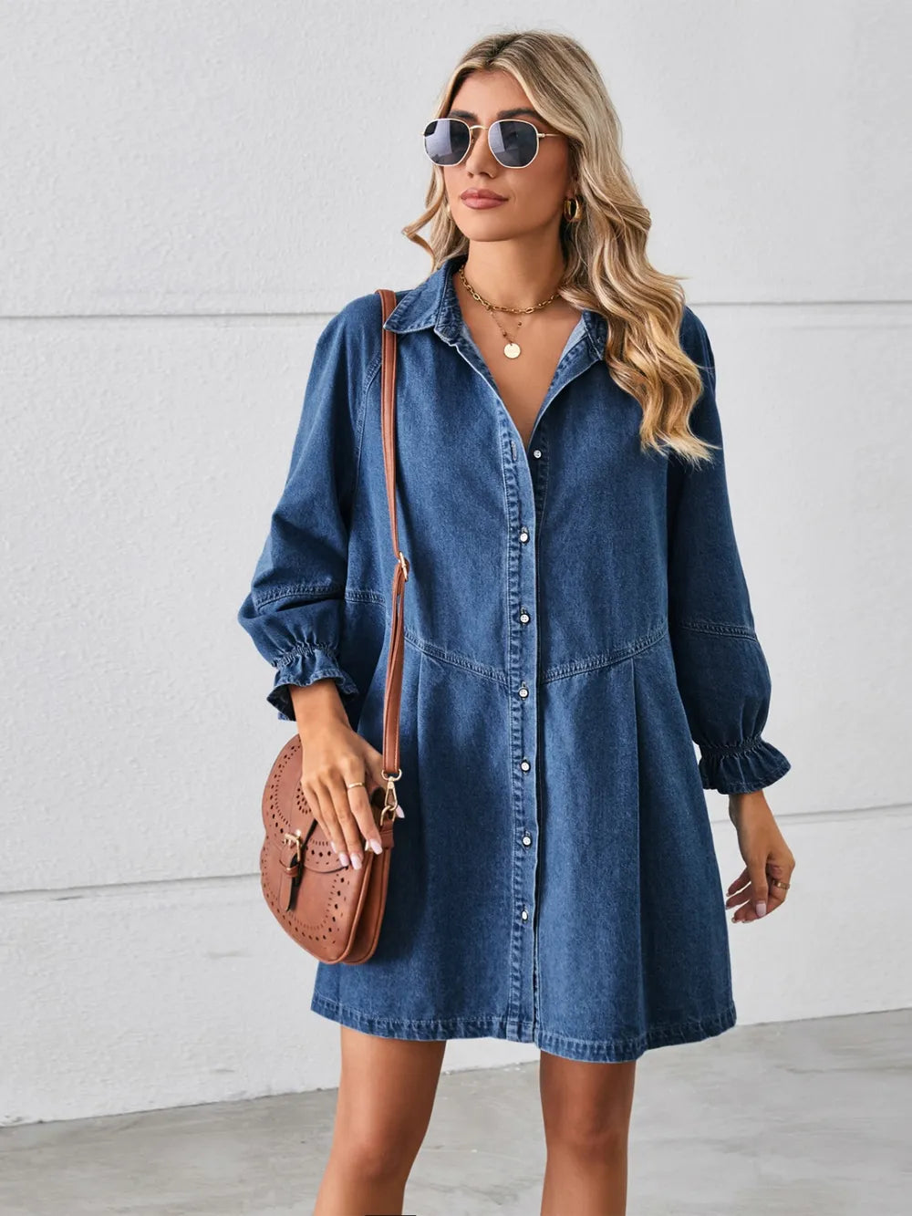 Nolita Romance Denim Mini Dress