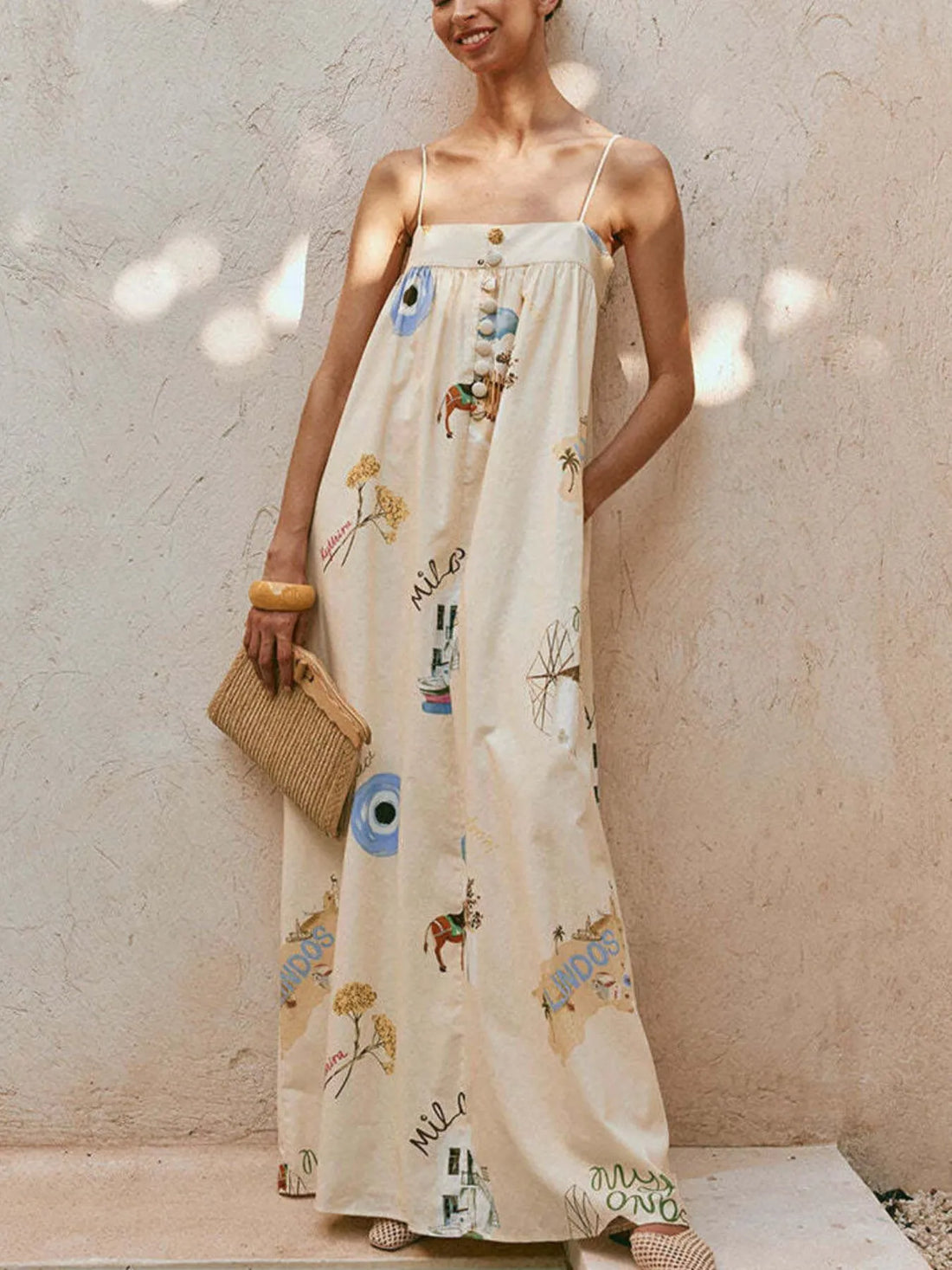 Coastal Muse Boho Maxi Dress