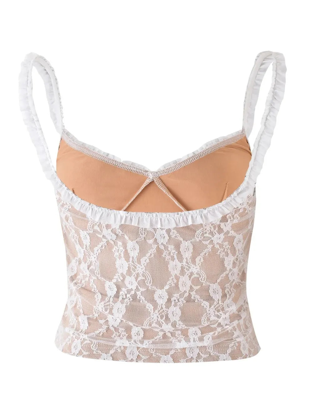 Urban Bloom Frill Bow Lace Cami
