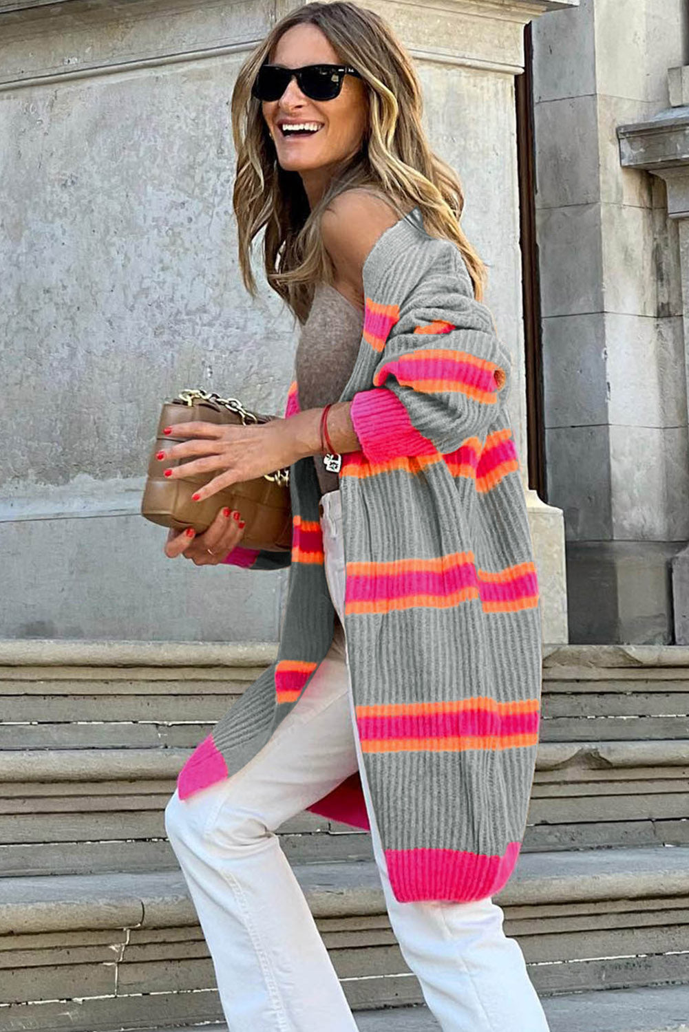 Loft Living Ribbed Long Sleeve Cardigan