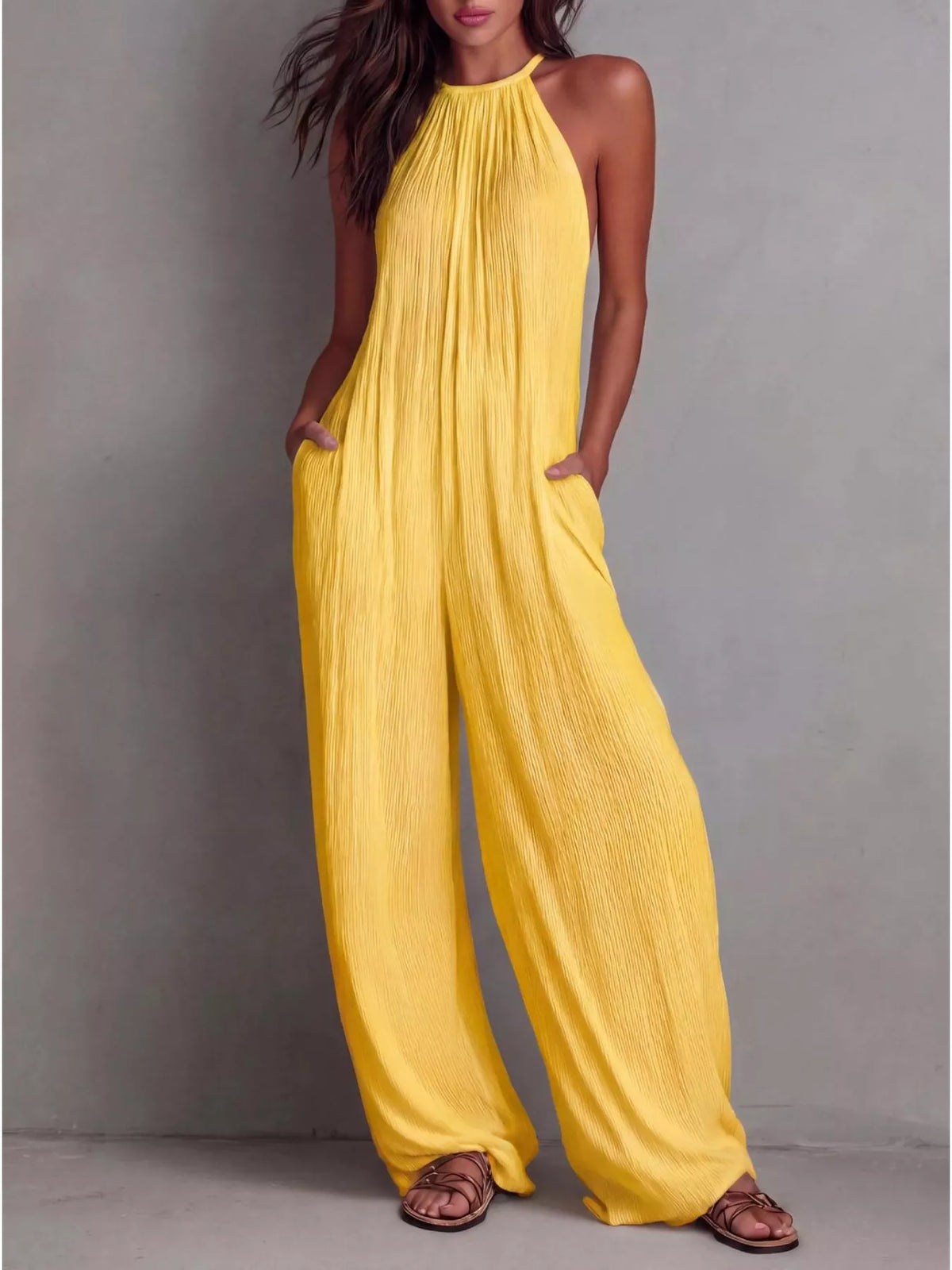 Street Luxe Sleeveless Jumpsuit