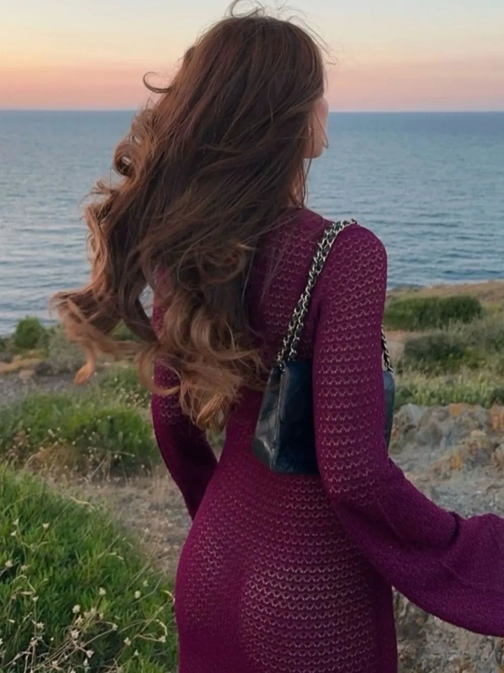 Santorini Nights Plunge Cover-Up Dress