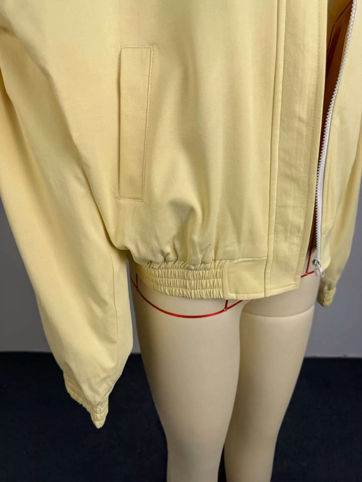 Neon Bloc Oversized Bomber Jacket