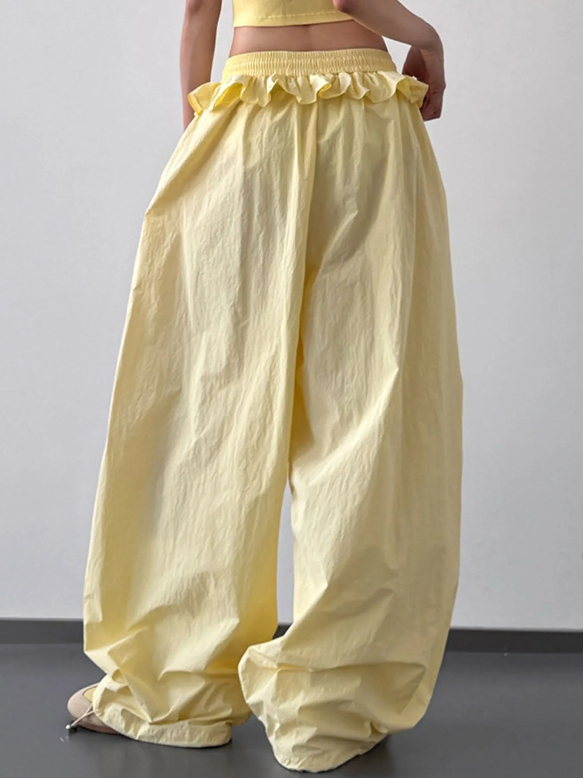Everyday Flo Drawstring Wide-Leg Pants