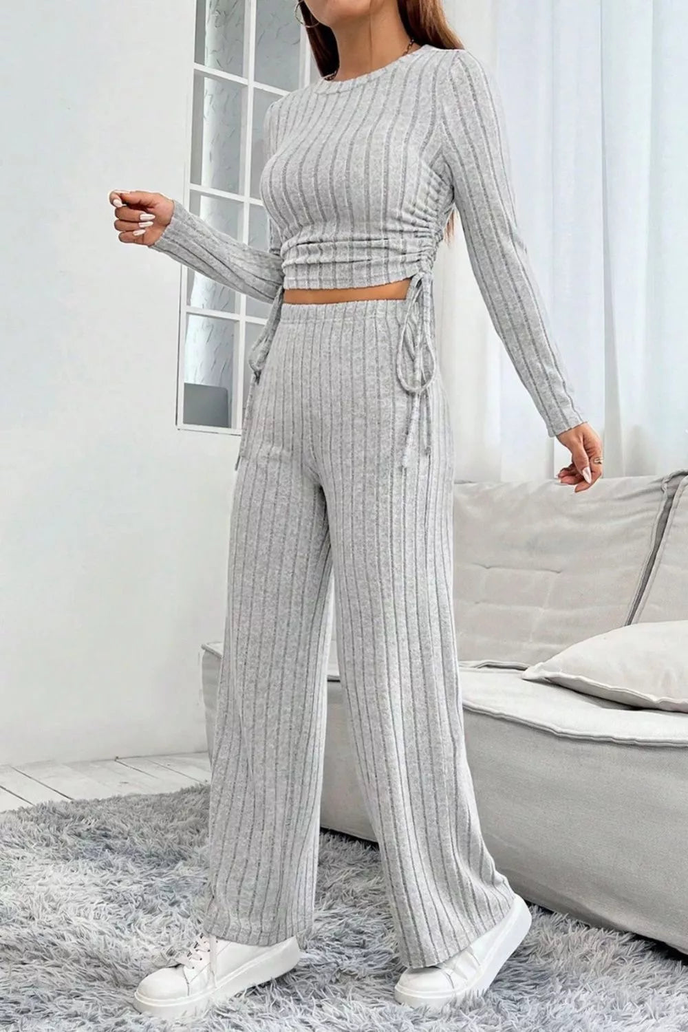Soft Motion Ribbed Lounge Set