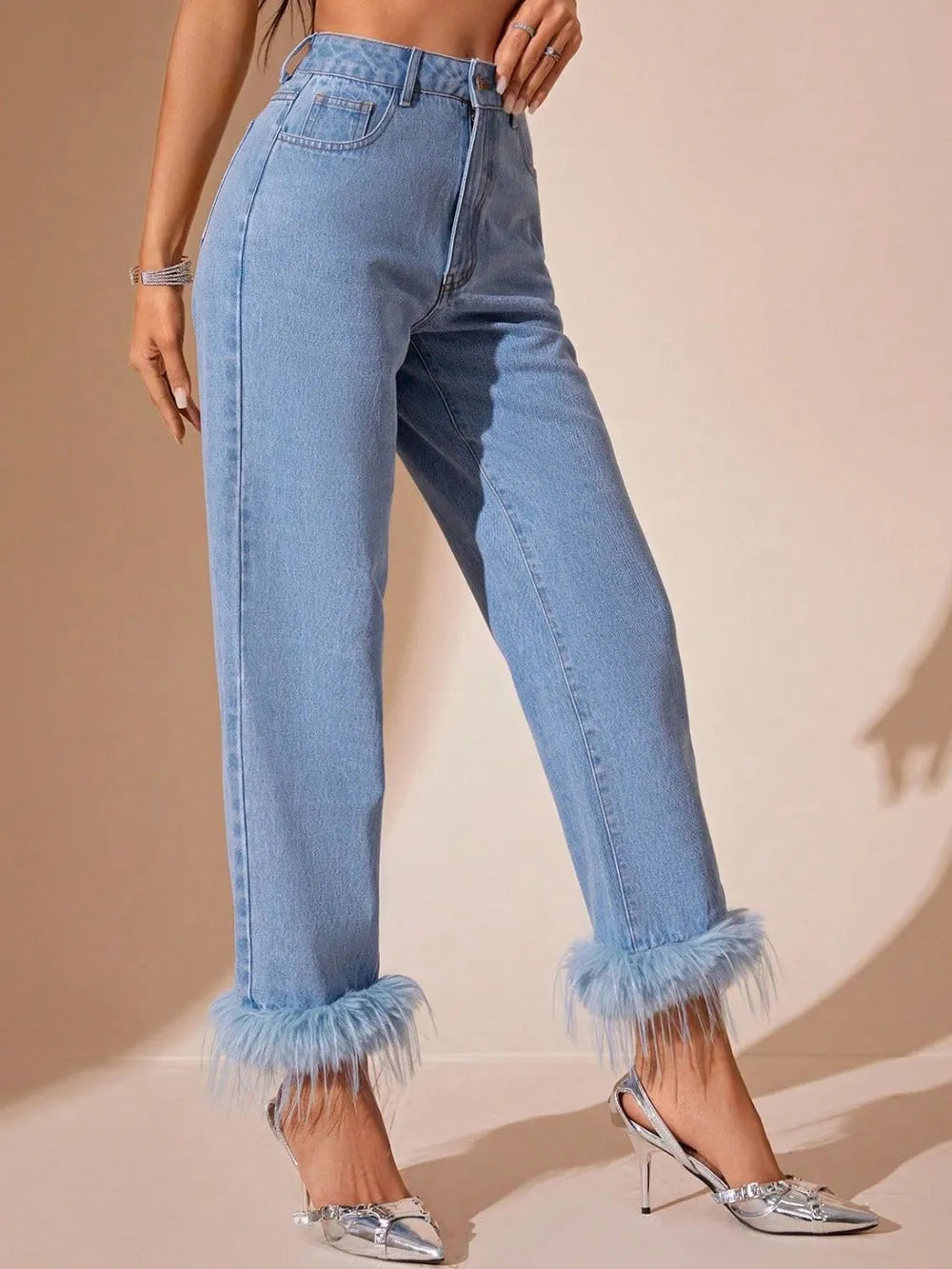 Chelsea Luxe Plush Hem Jeans