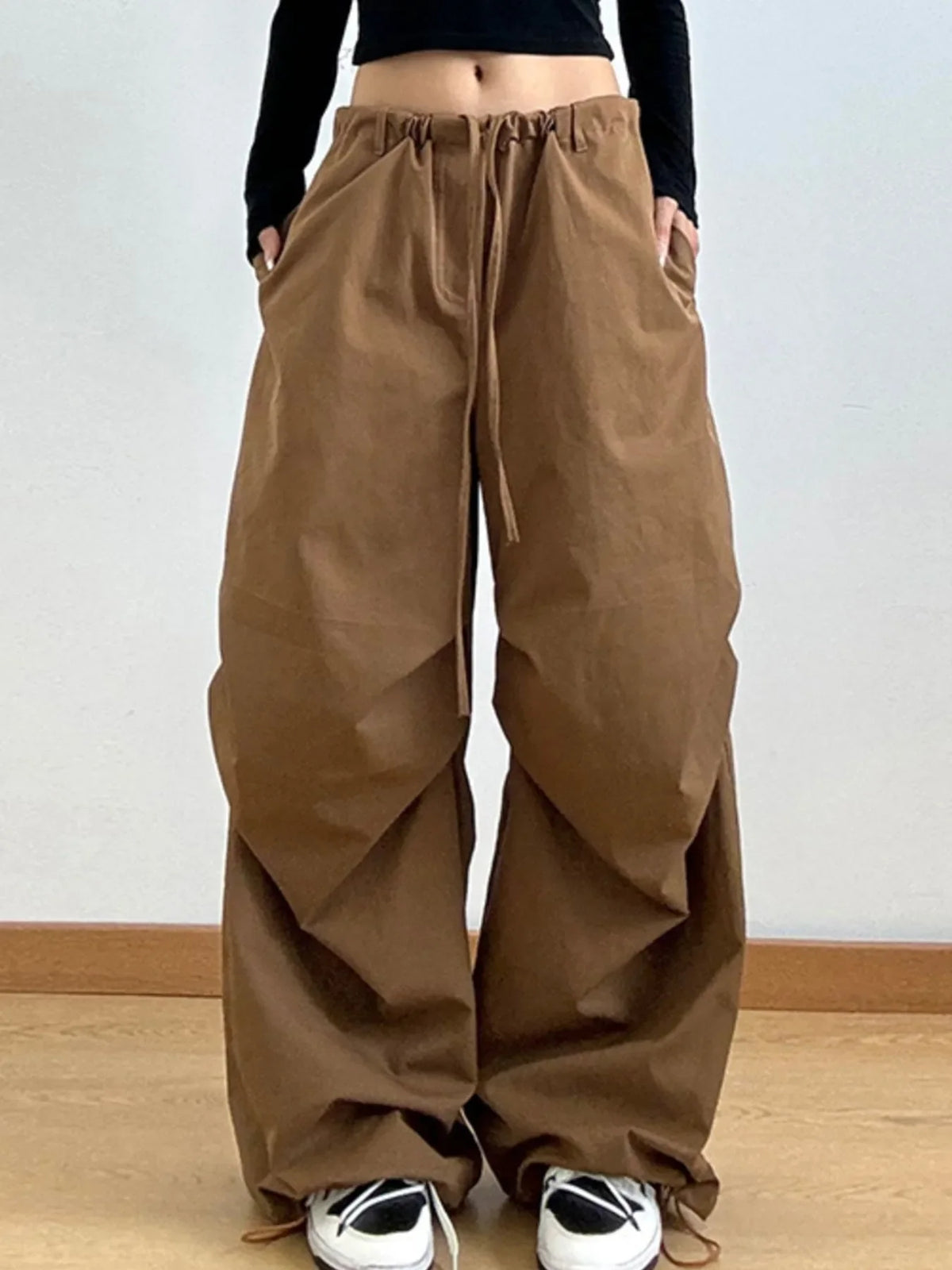 Urban Flow Wide-Leg Drawstring Pants