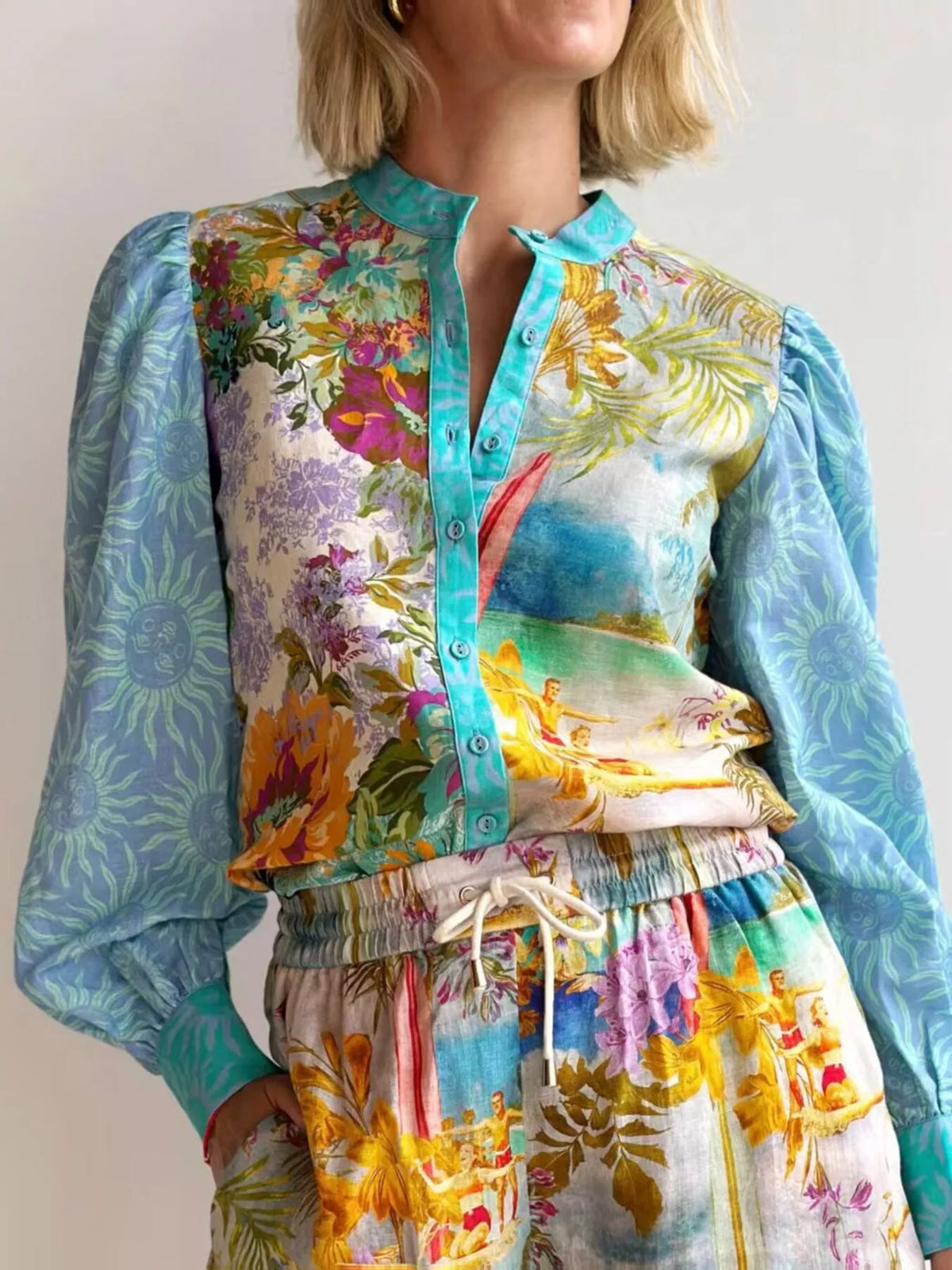 Paradise Muse Shirt & Shorts Set