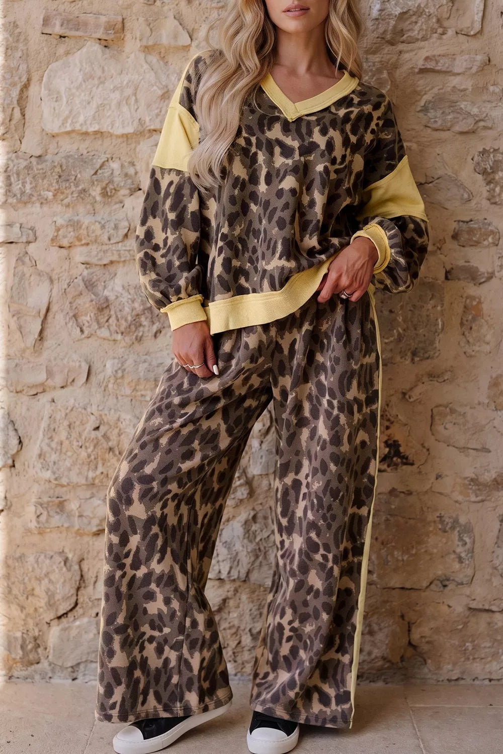 Limitless Leopard Print Top & Pant Set