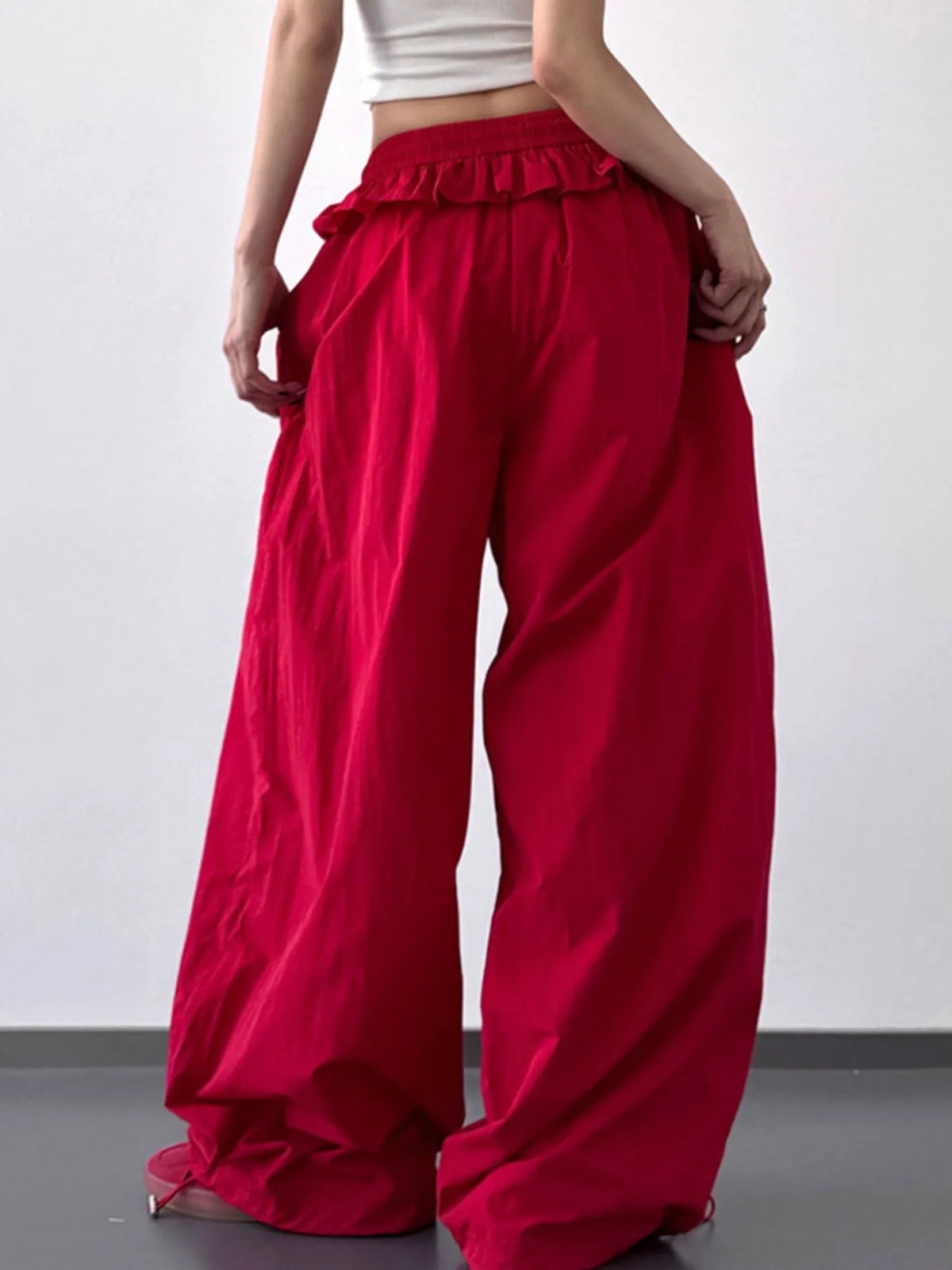 Everyday Flo Drawstring Wide-Leg Pants