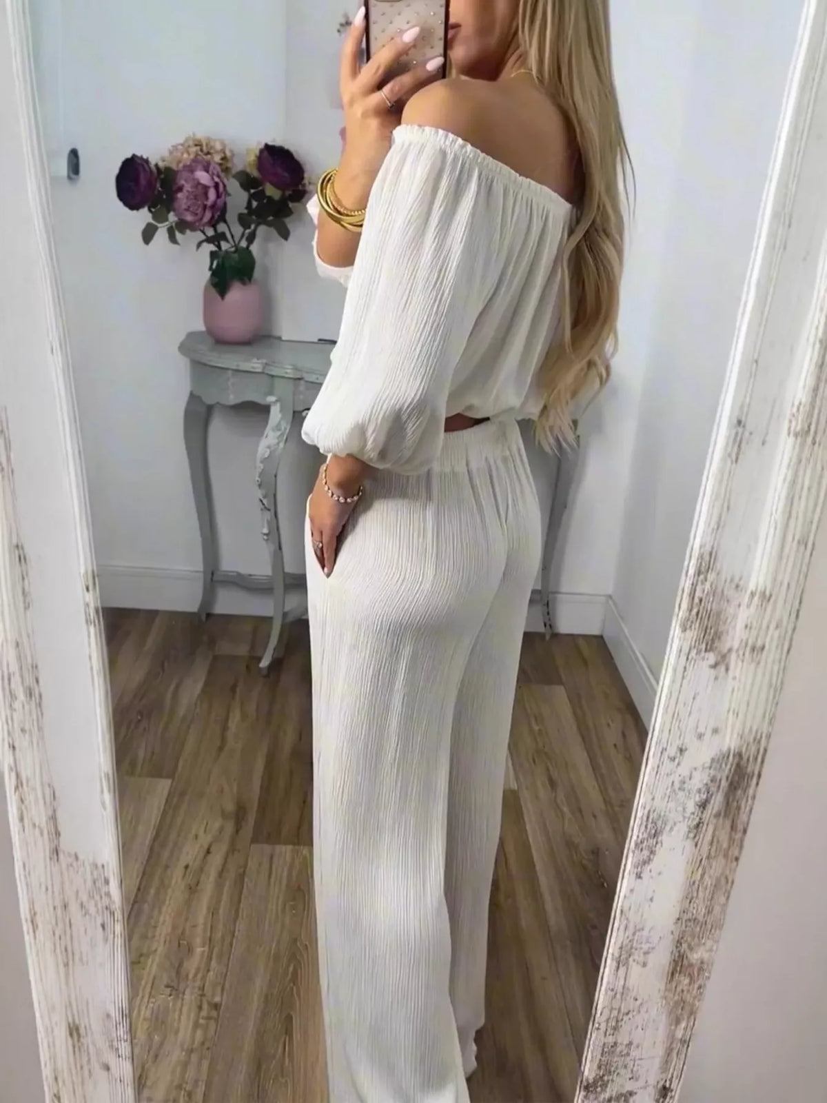 Monaco Muse Off-Shoulder Lounge Set