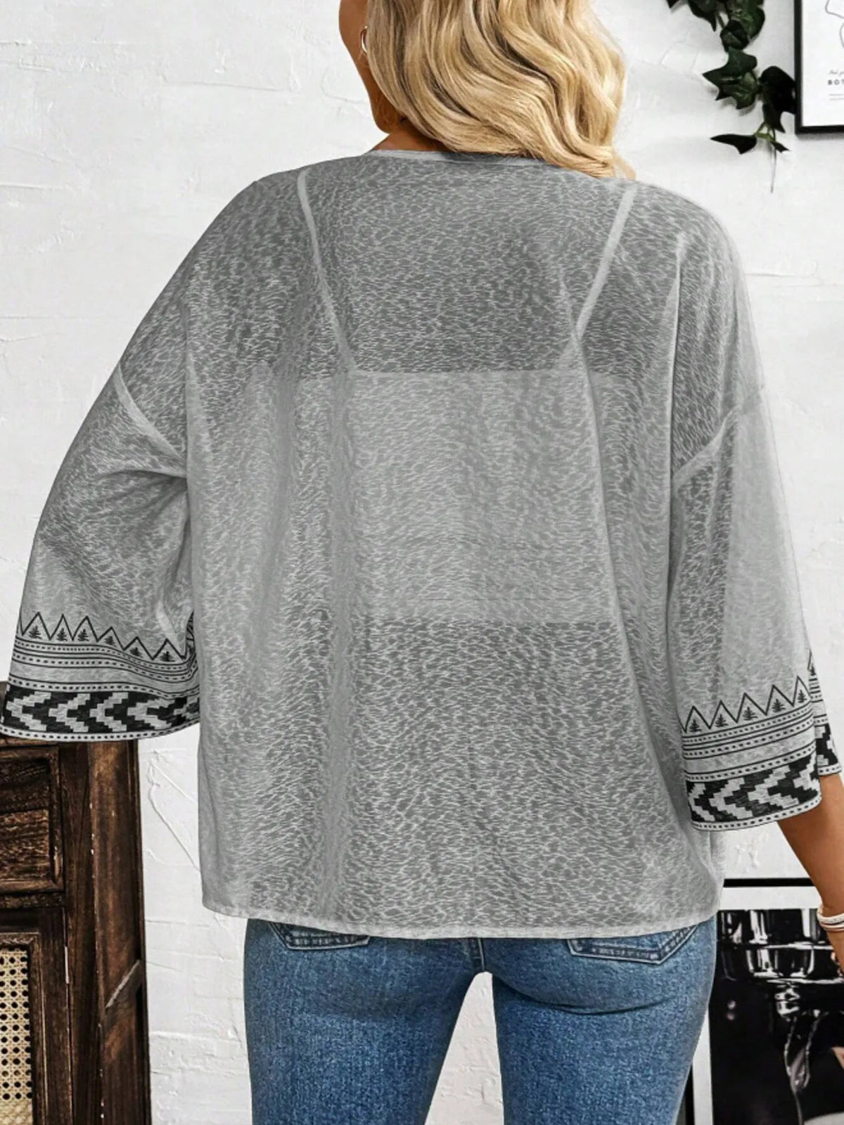 Easy Living Open Front Kimono Cardigan
