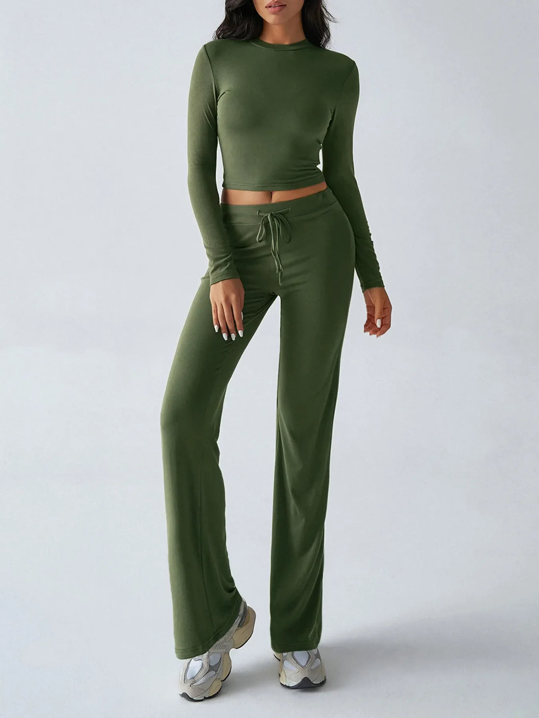 Brick House Long Sleeve Top & Pants Set