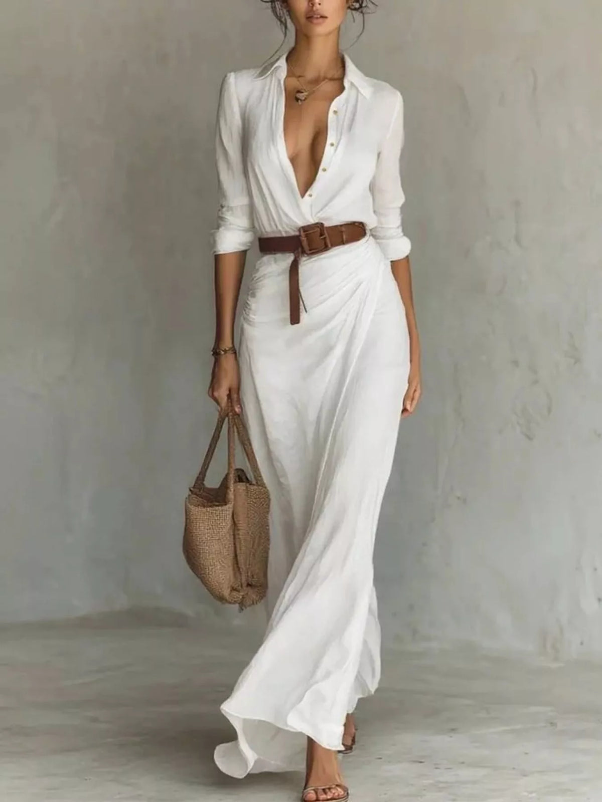 Contour Muse Ruched Maxi Dress Plus Size