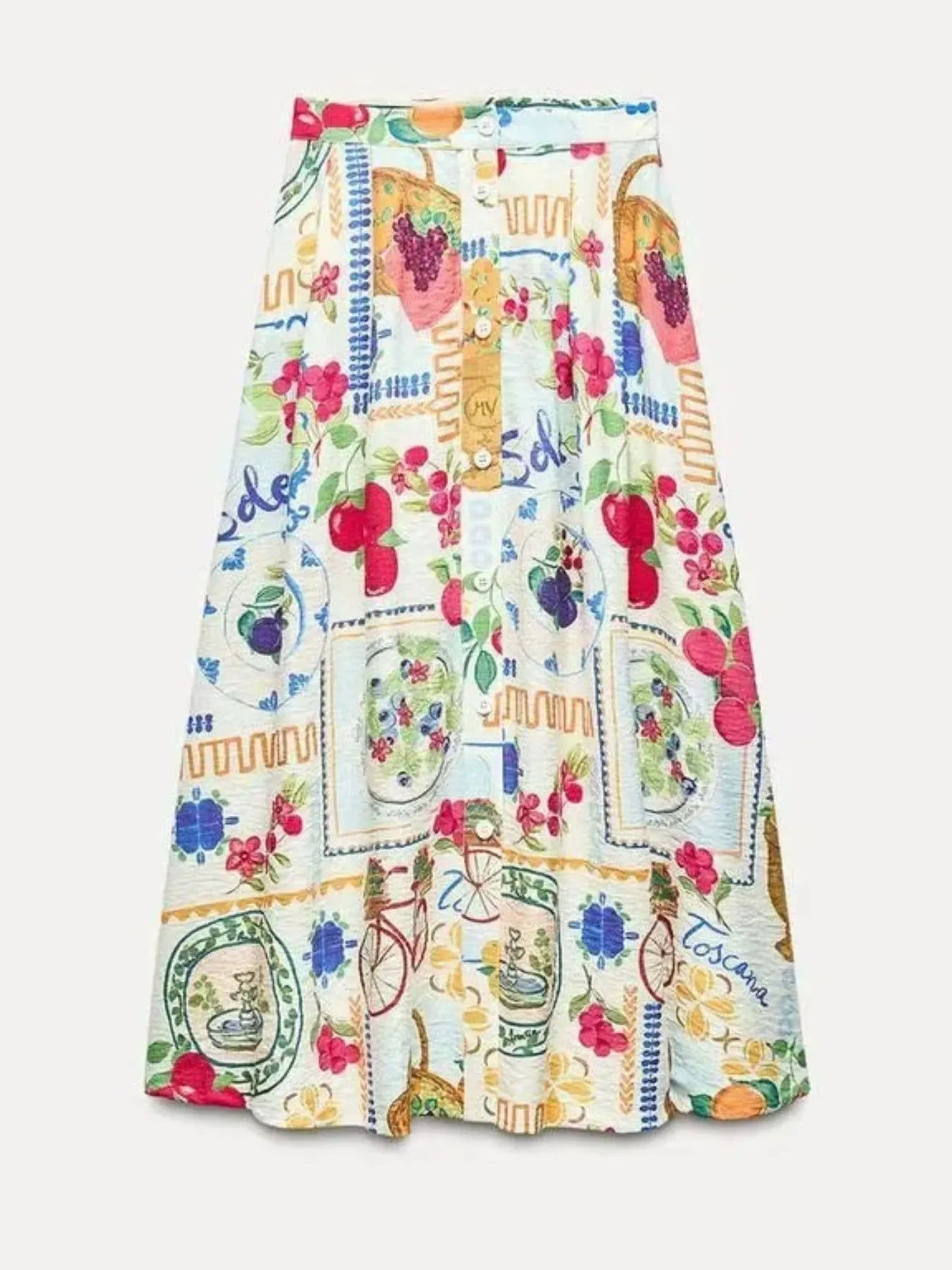 Riviera Glow Printed Cami & Skirt Set