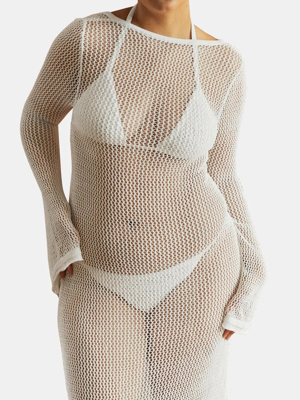 Ethereal Flow Flare Sleeve Cover-Up