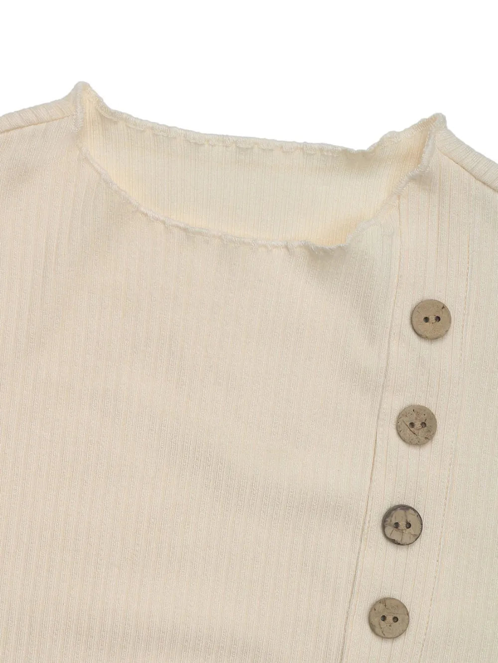 Curated Style Decorative Button Bodysuit