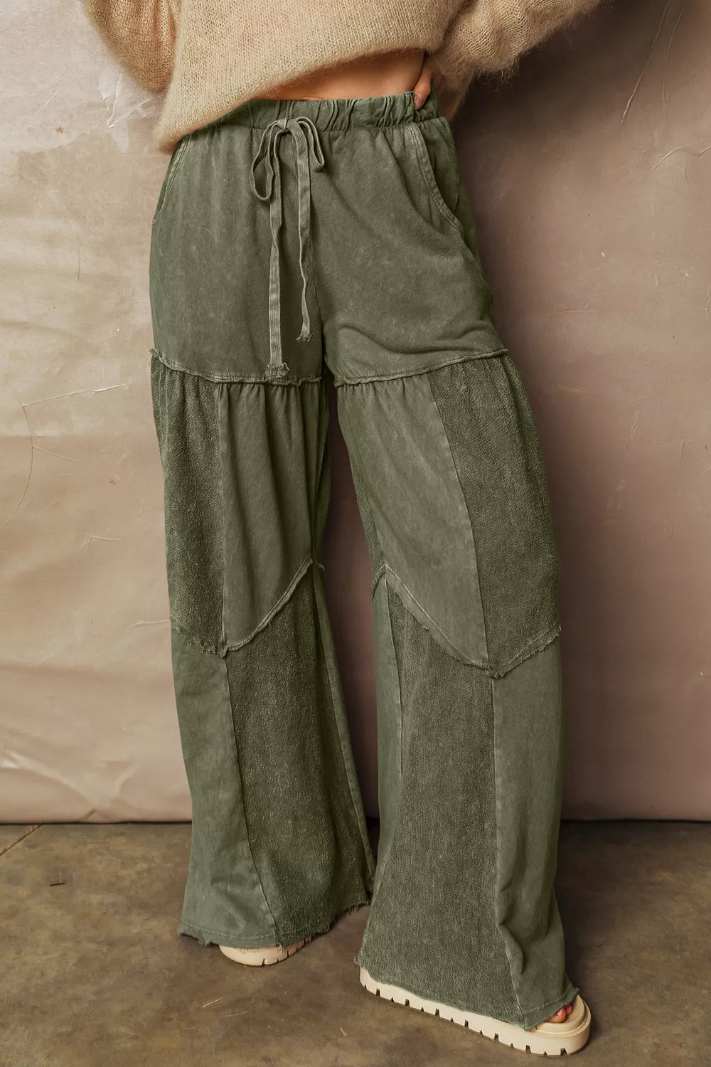 Free Spirit Tiered Wide-Leg Pants