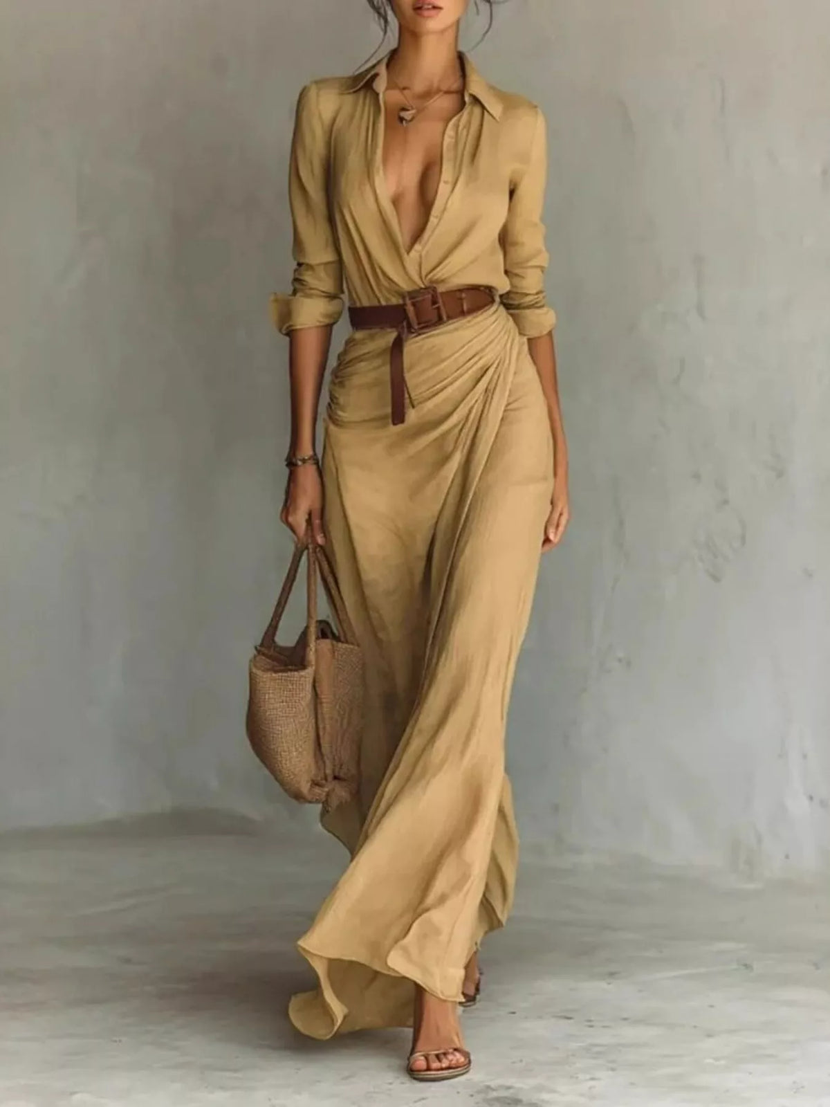 Contour Muse Ruched Maxi Dress Plus Size