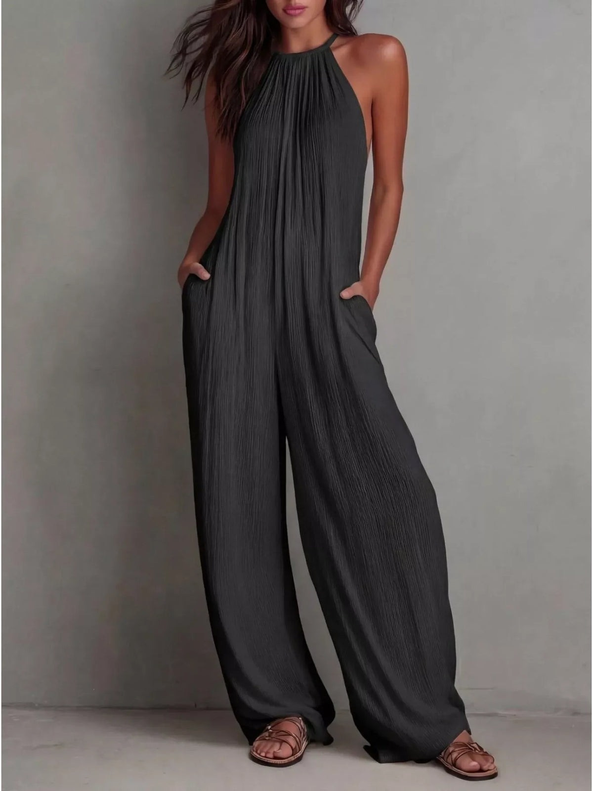 Street Luxe Sleeveless Jumpsuit