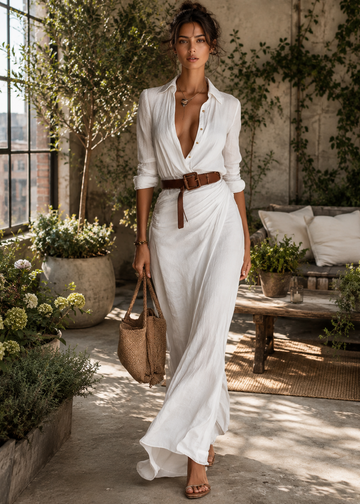 Contour Muse Ruched Maxi Dress Plus Size