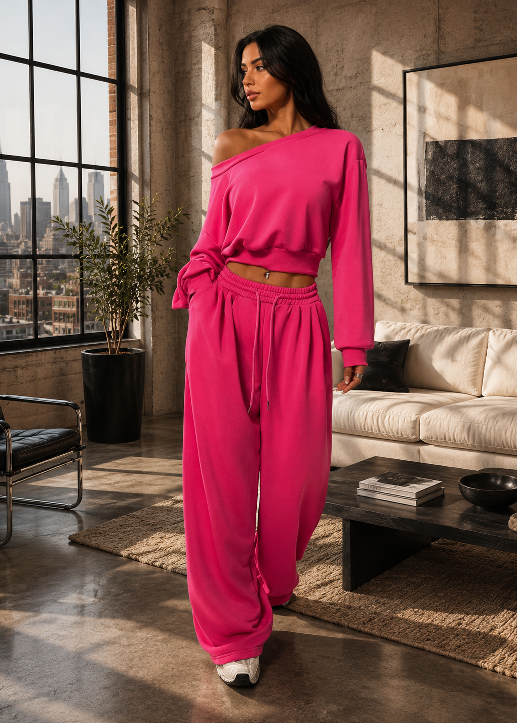 Bare Elegance Boat Neck Lounge Set