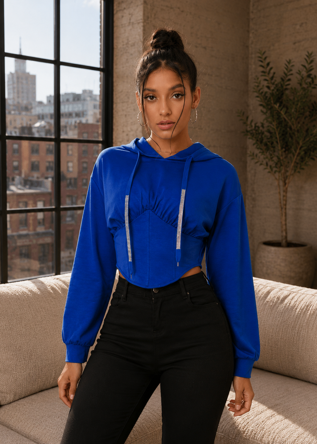 Harbor Essential Drawstring Hoodie