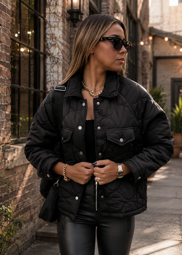 Harborline Quilted Snap Jacket