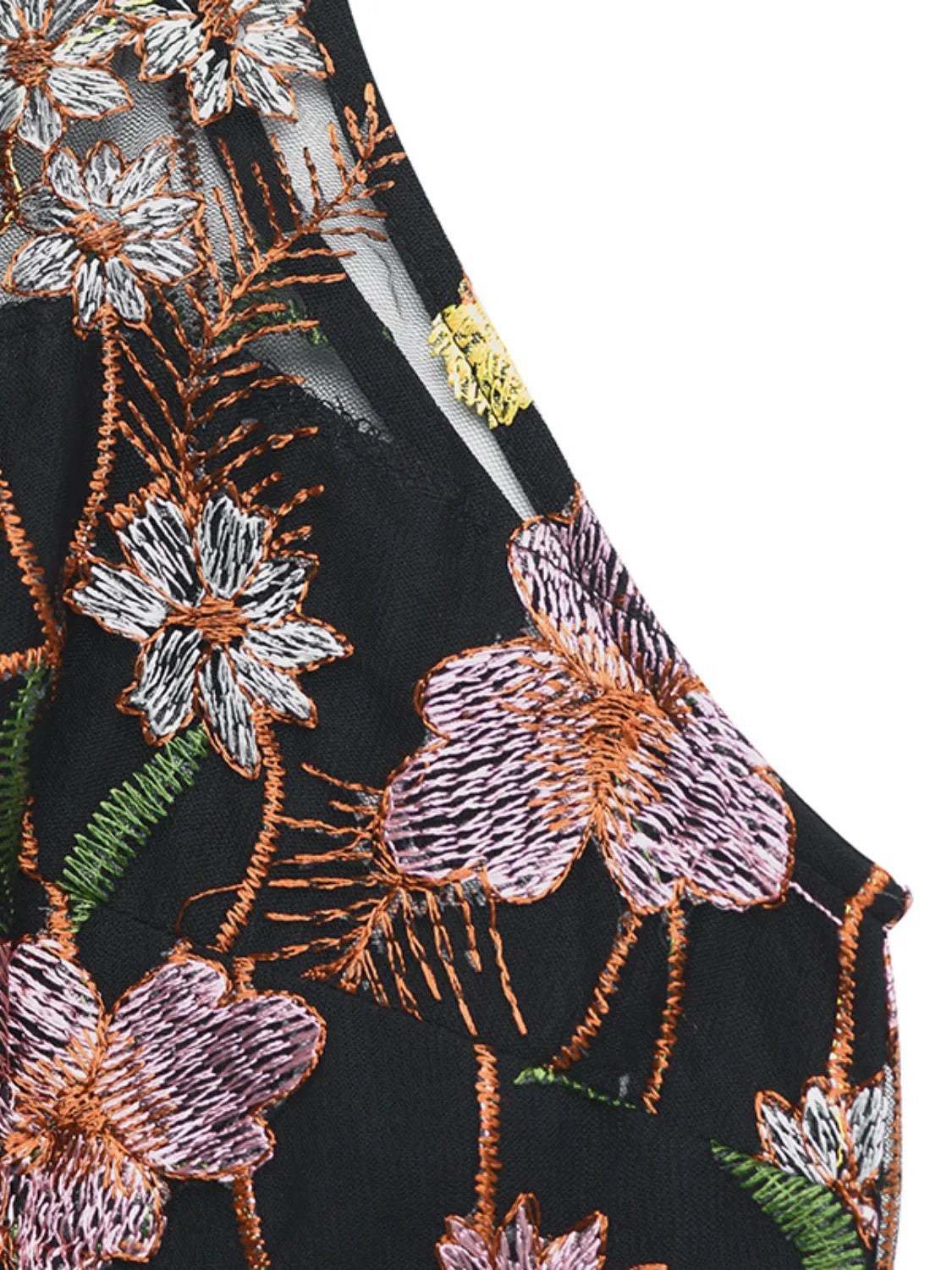 Amalfi Garden Embroidered Jumpsuit