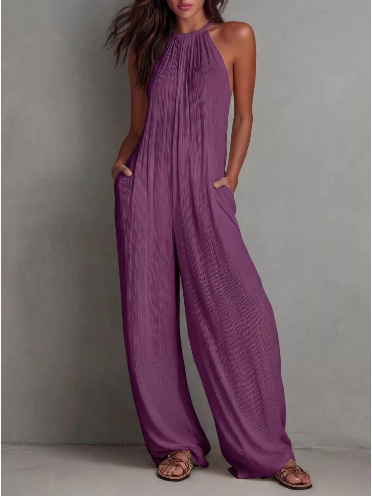 Street Luxe Sleeveless Jumpsuit