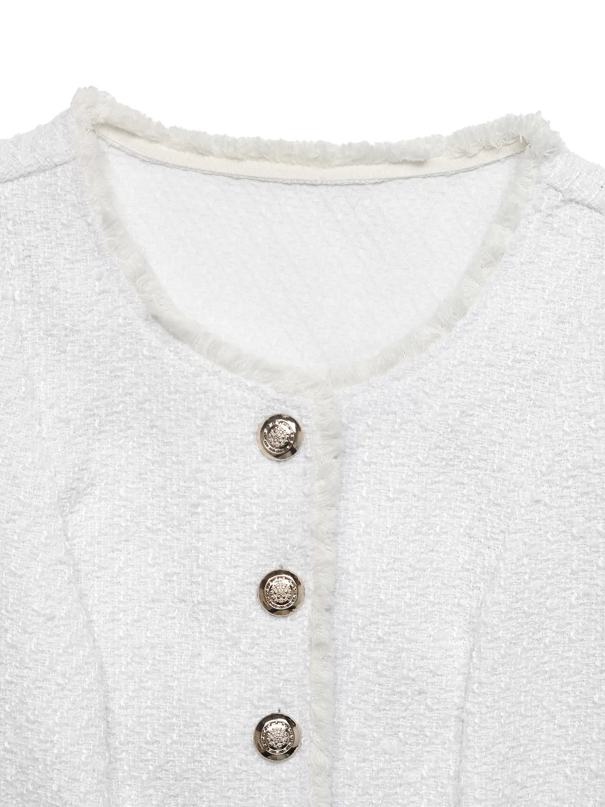 Modern Muse Textured Button-Front Vest