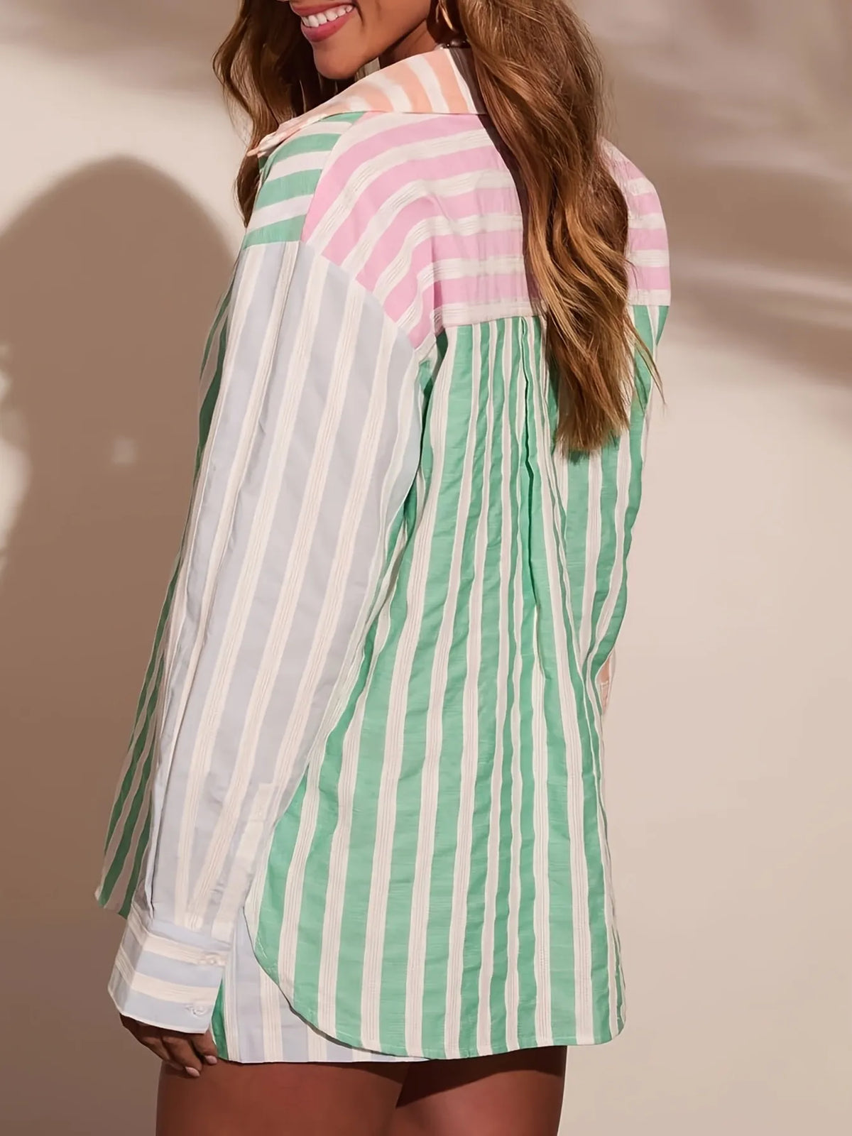 Harbor Breeze Striped Shirt & Shorts Set