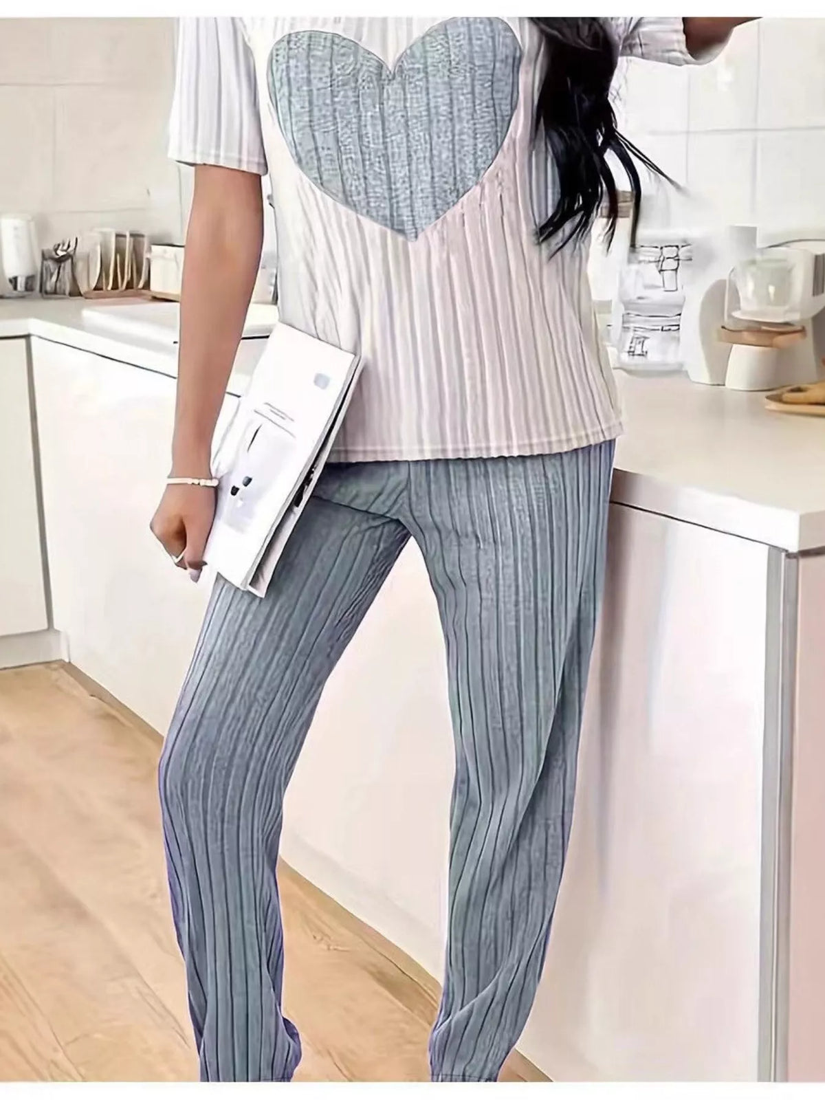 Wild At Heart Knit Top & Pants Set