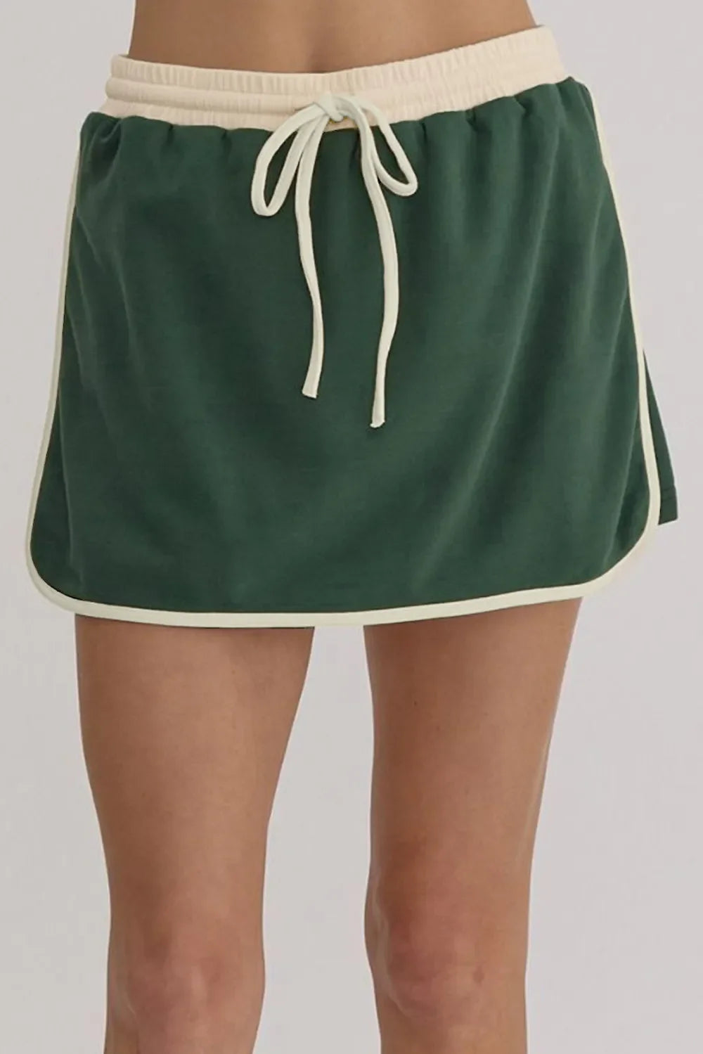 Courtline Contrast Top & Skort Set