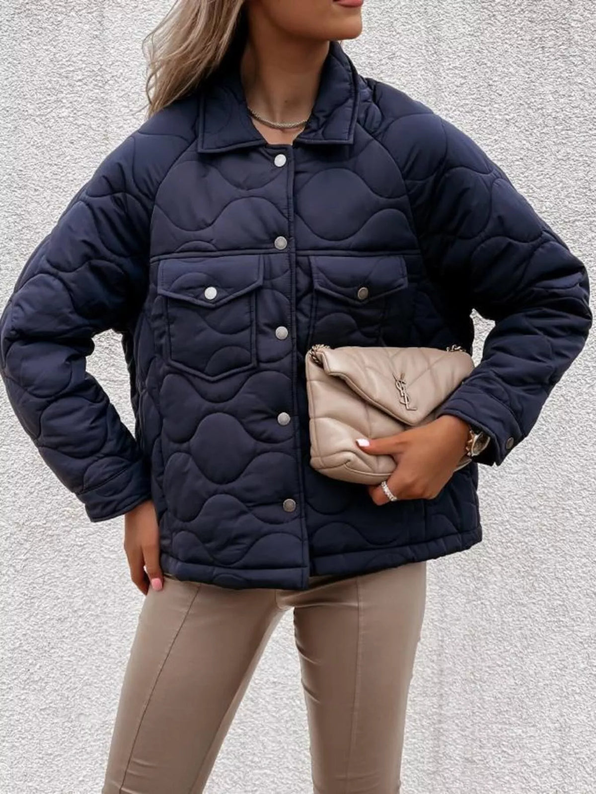 Harborline Quilted Snap Jacket