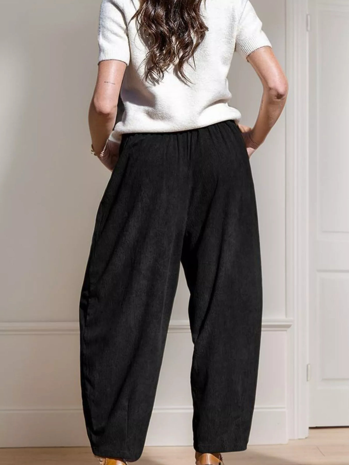 City Escape Corduroy Wide Leg Pants