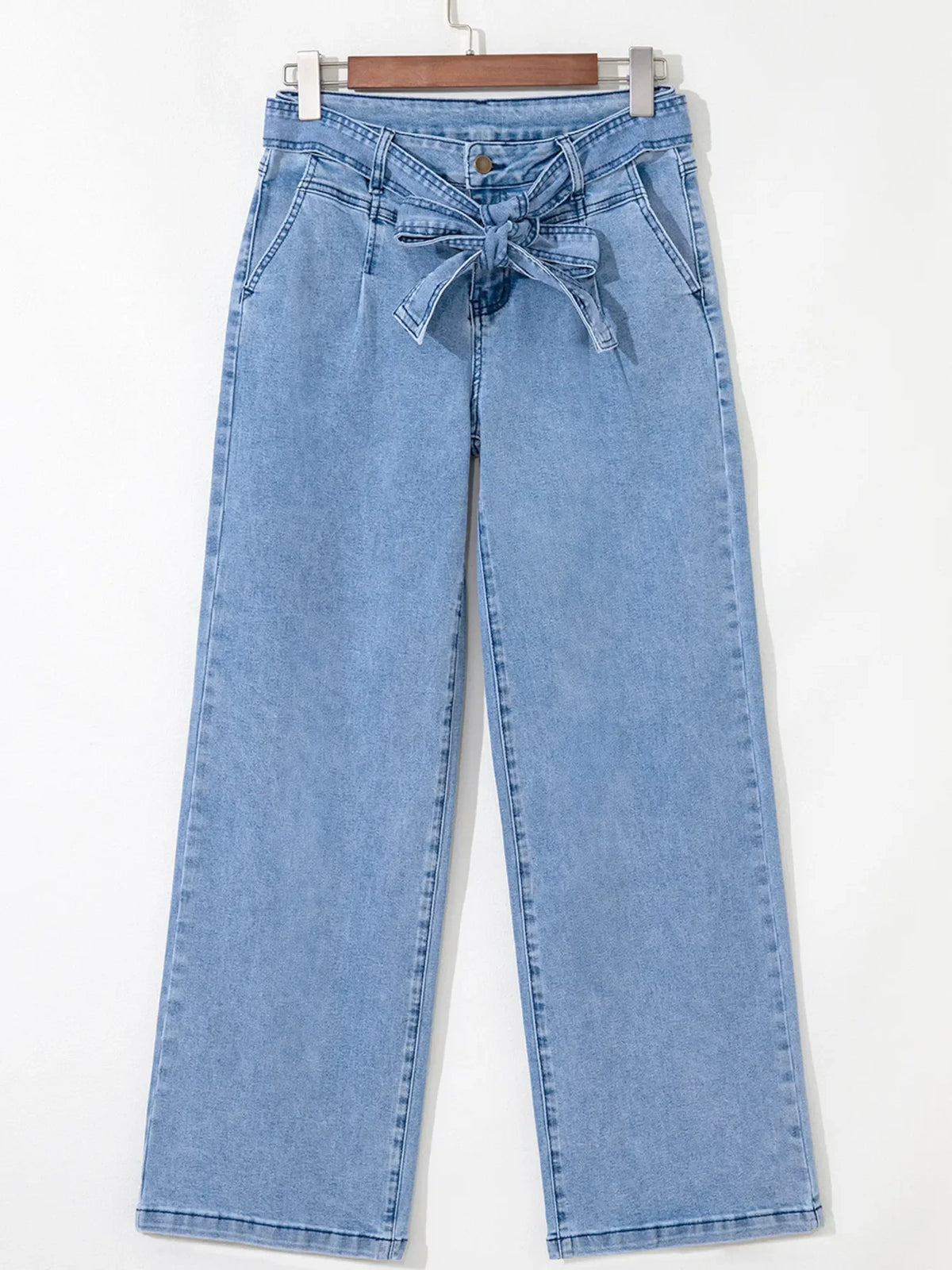 City Pulse High Waisted Wide Leg Jeans