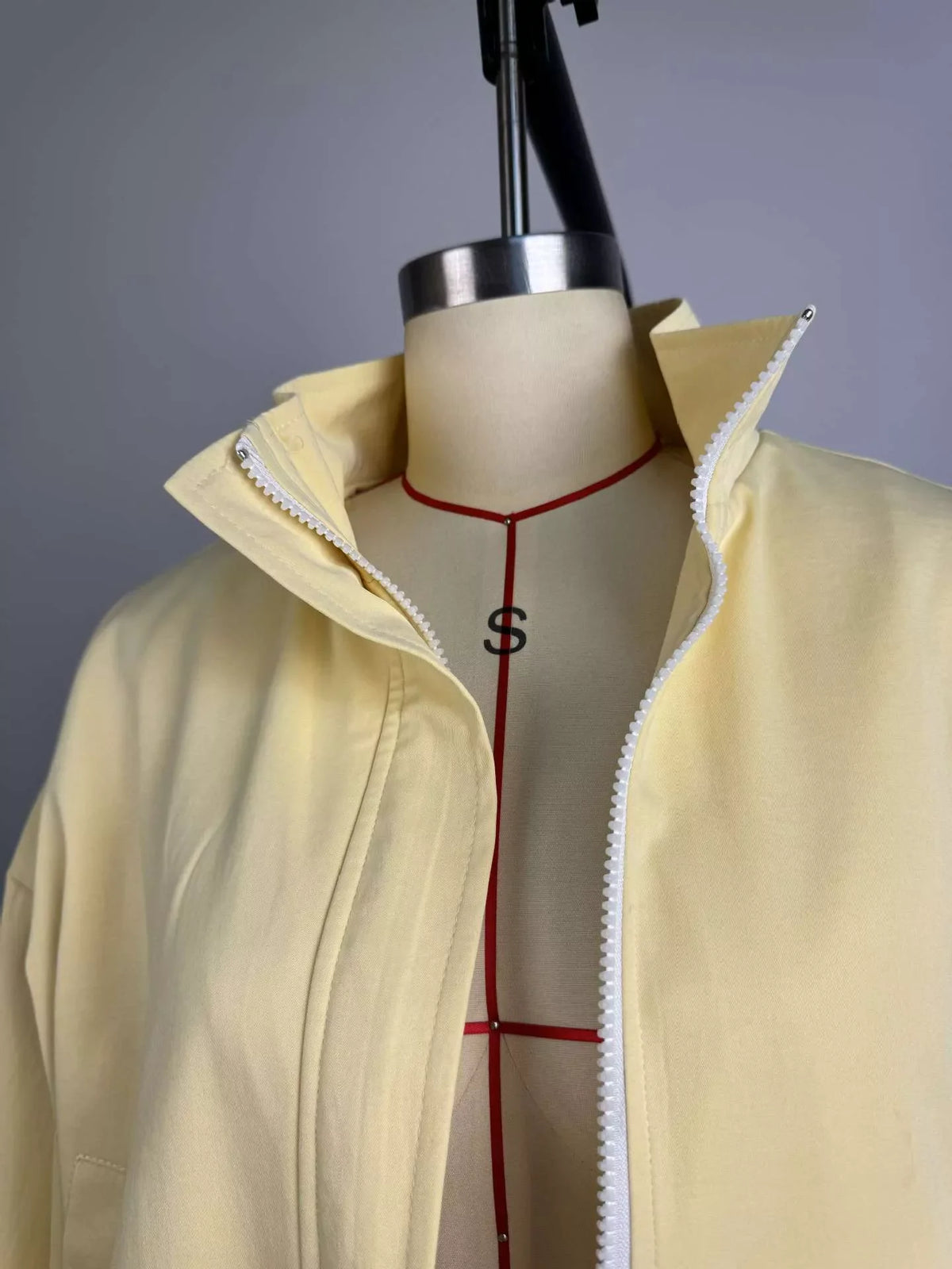 Neon Bloc Oversized Bomber Jacket