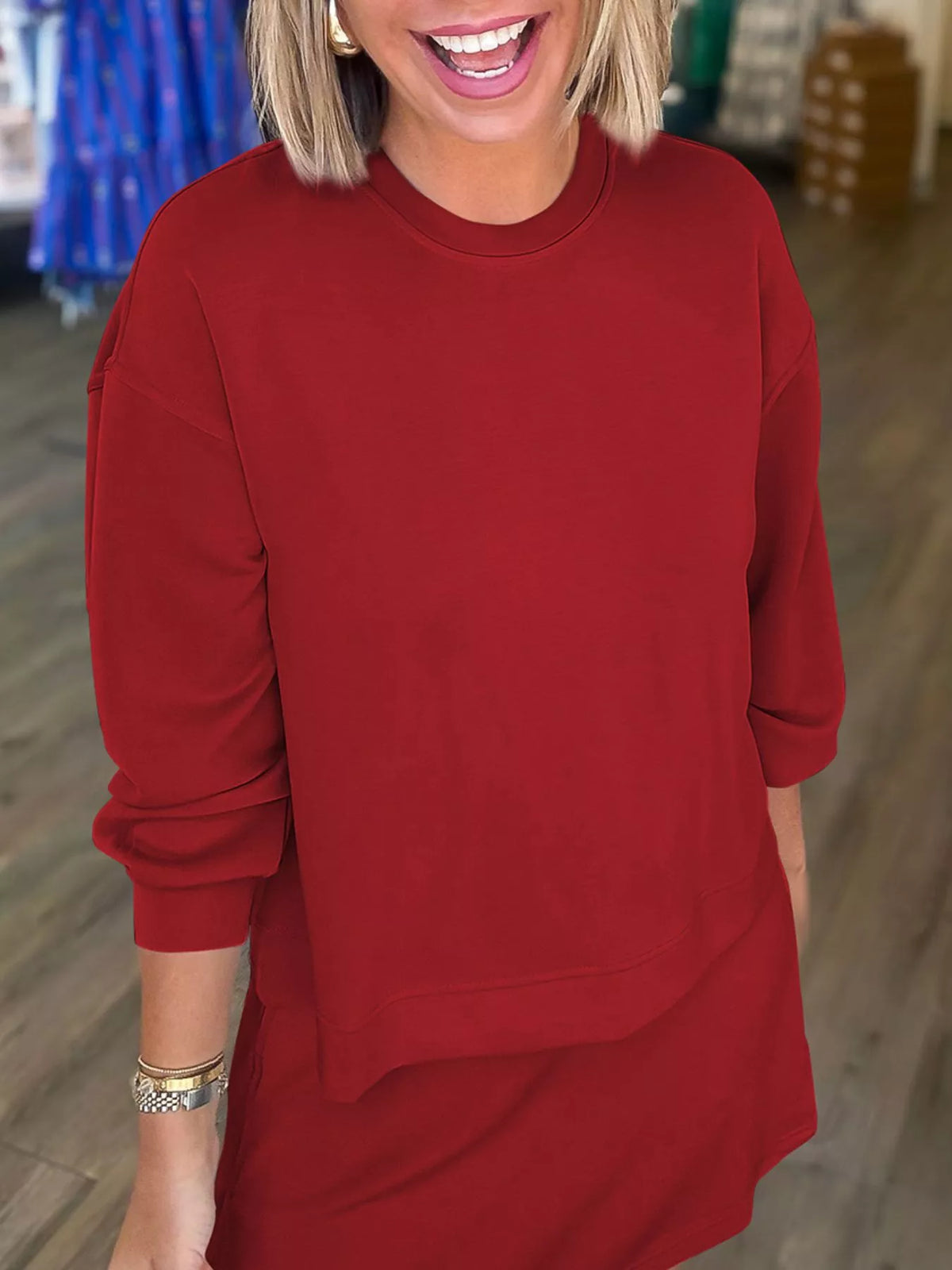 Modern Muse Sweatshirt & Skirt Set