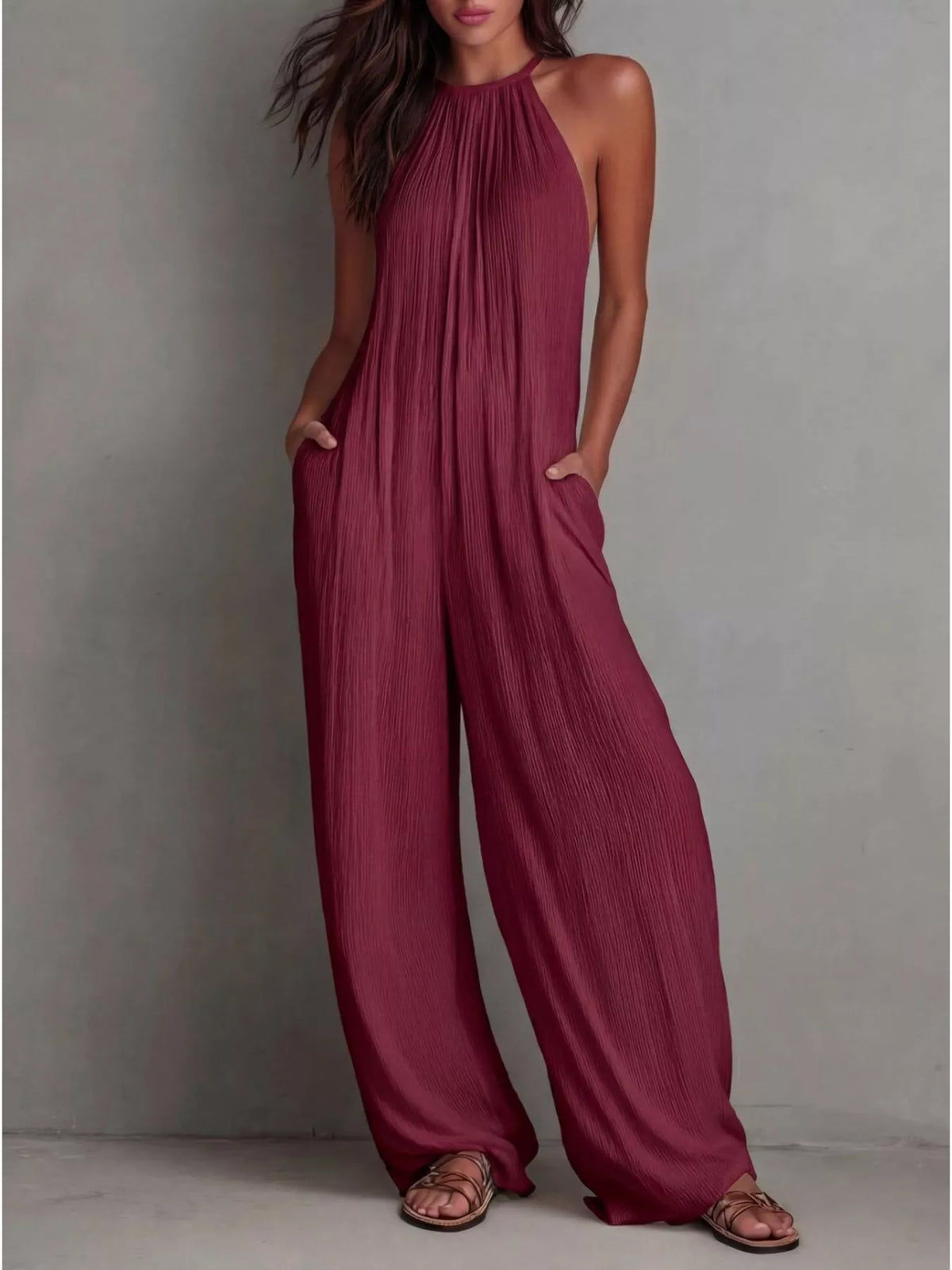 Street Luxe Sleeveless Jumpsuit