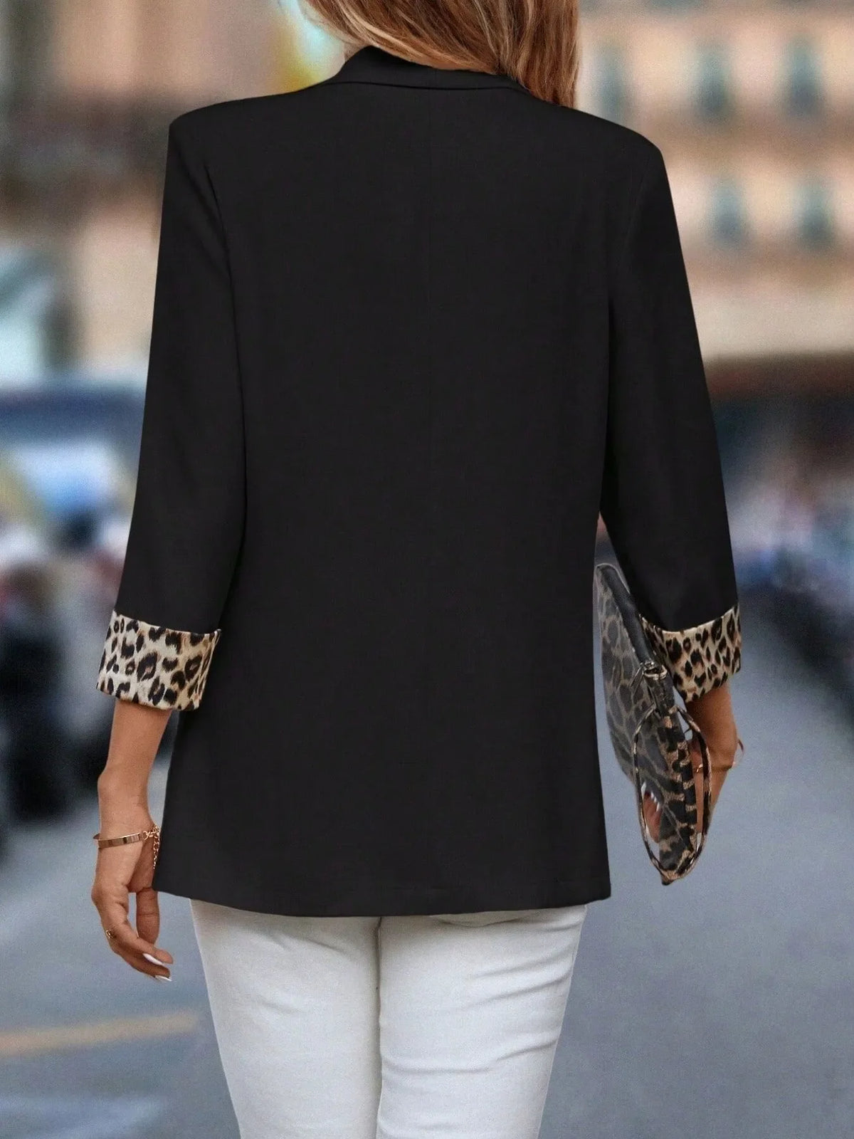 Monaco Wild Open-Front Blazer