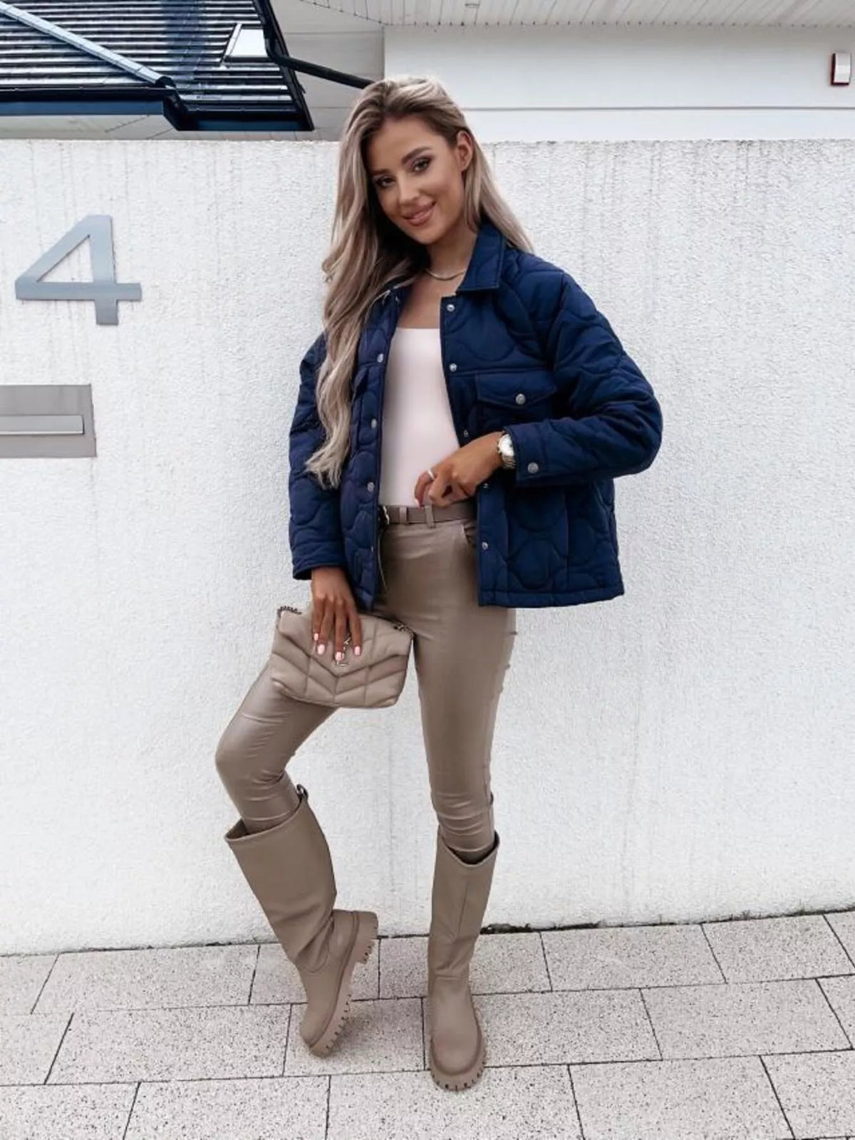 Harborline Quilted Snap Jacket