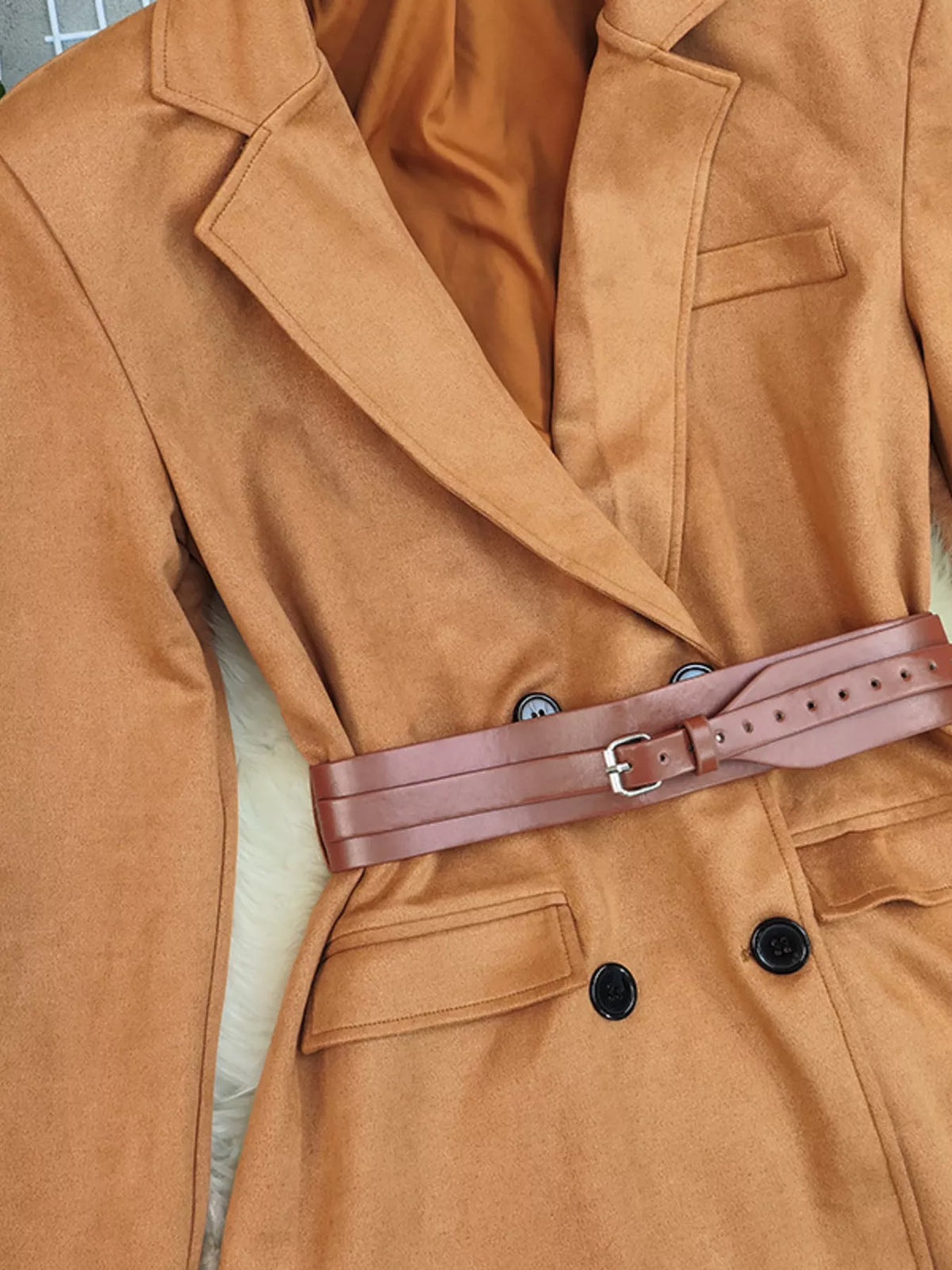 Cityline Tailored Double-Breasted Blazer