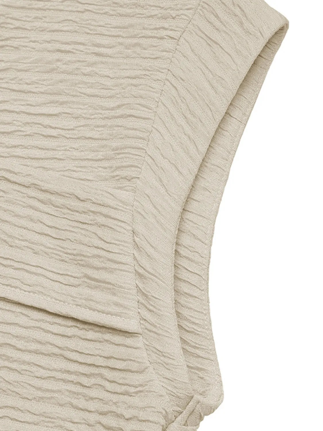 Dockside Asymmetrical Short Sleeve Top
