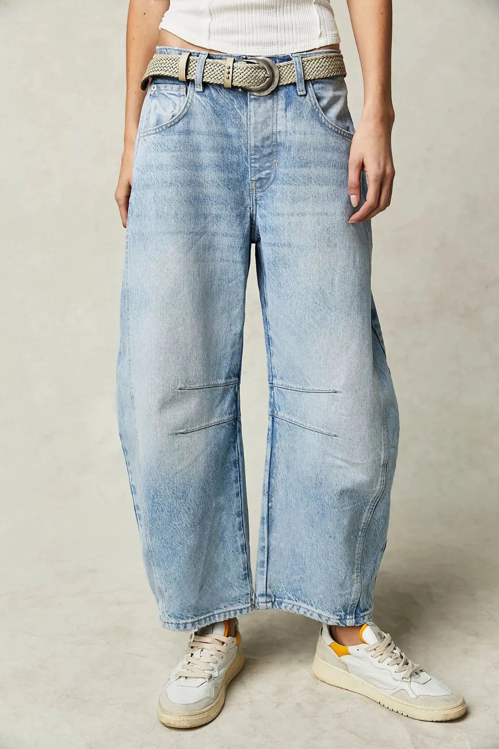 Weekend Muse Wide-Leg Pocket Jeans