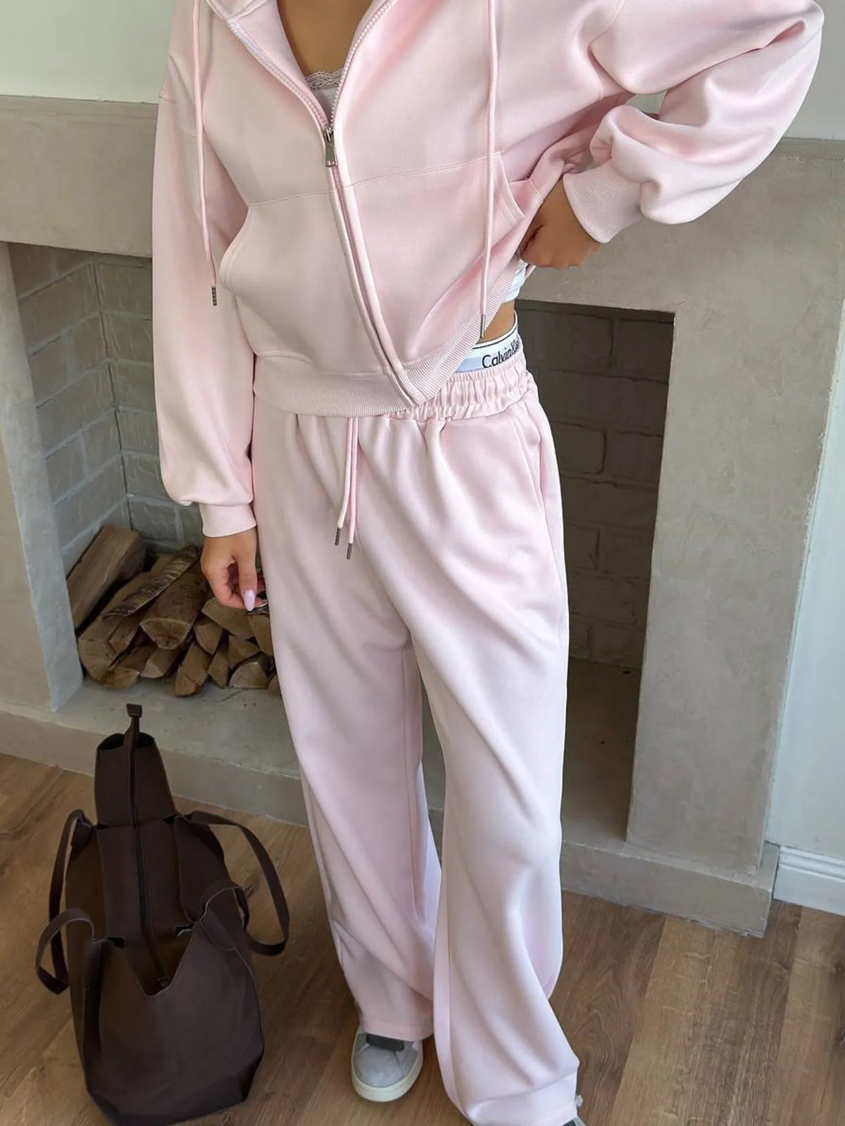 Skyline Glow Drawstring Hoodie & Pants Set